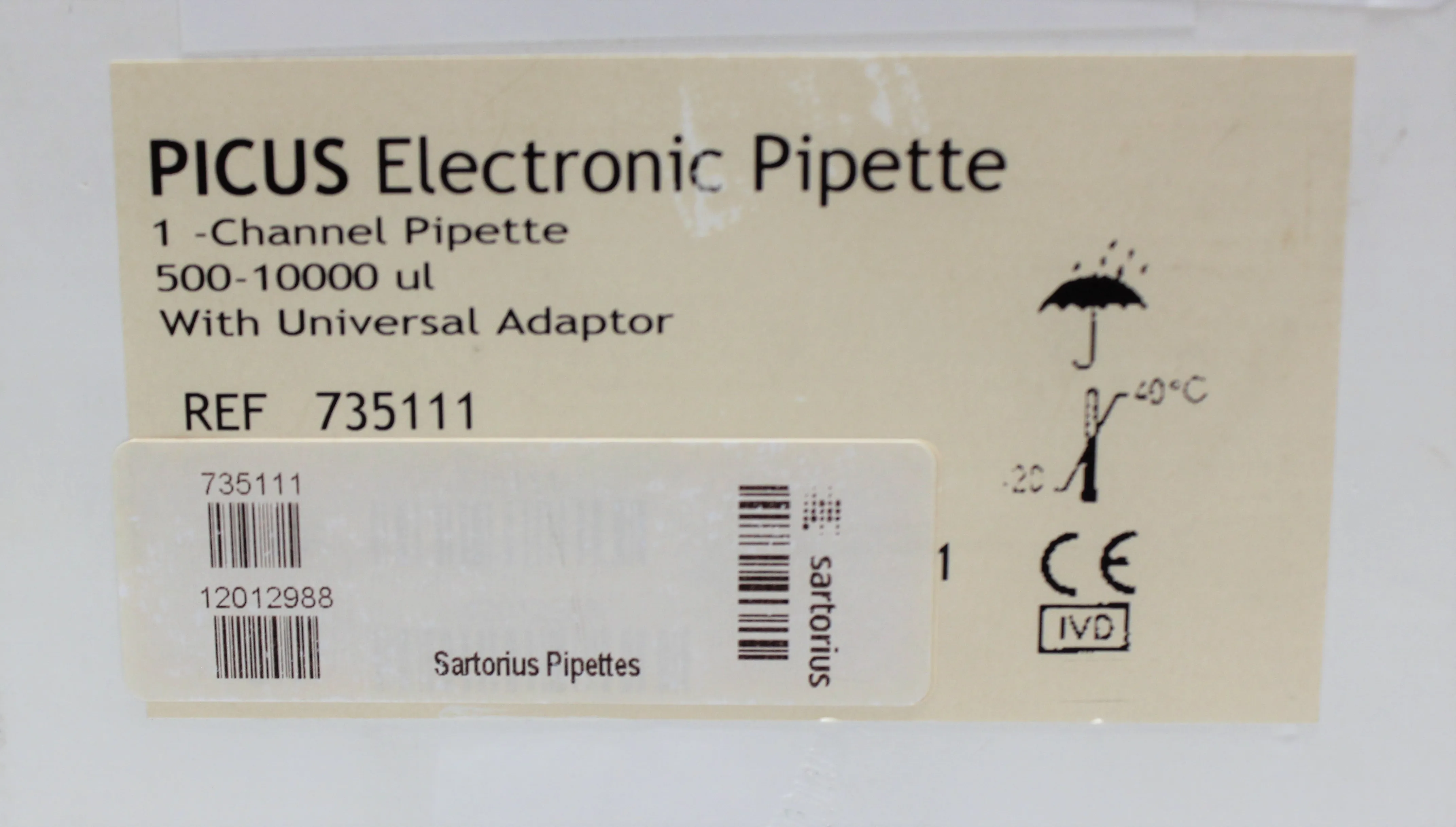 Sartorius Picus Electronic Pipettor