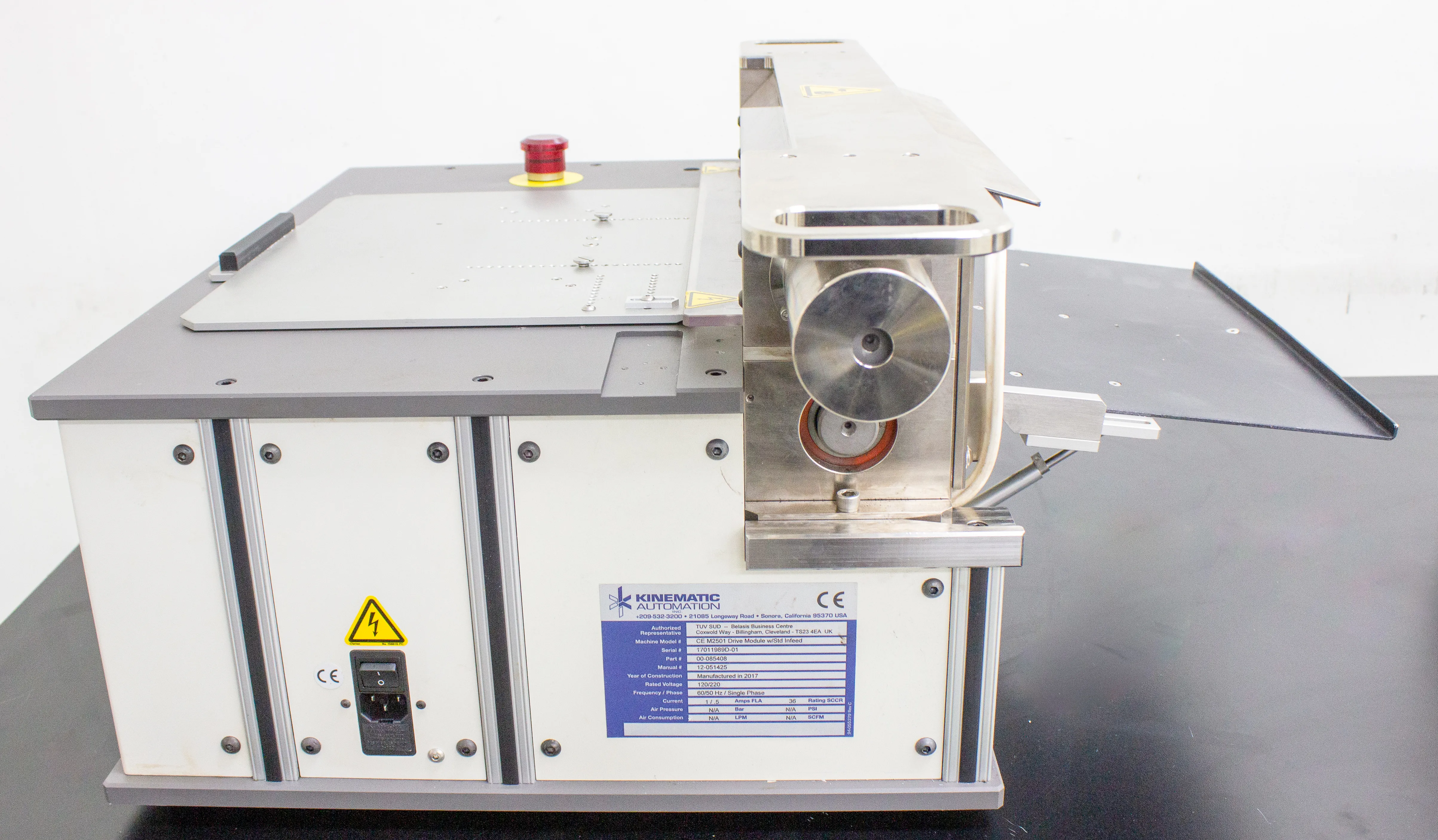 Kinematic Automation Matrix 2501 Rotary Slitting Module CE M2501 Drive Module w/Std Infeed