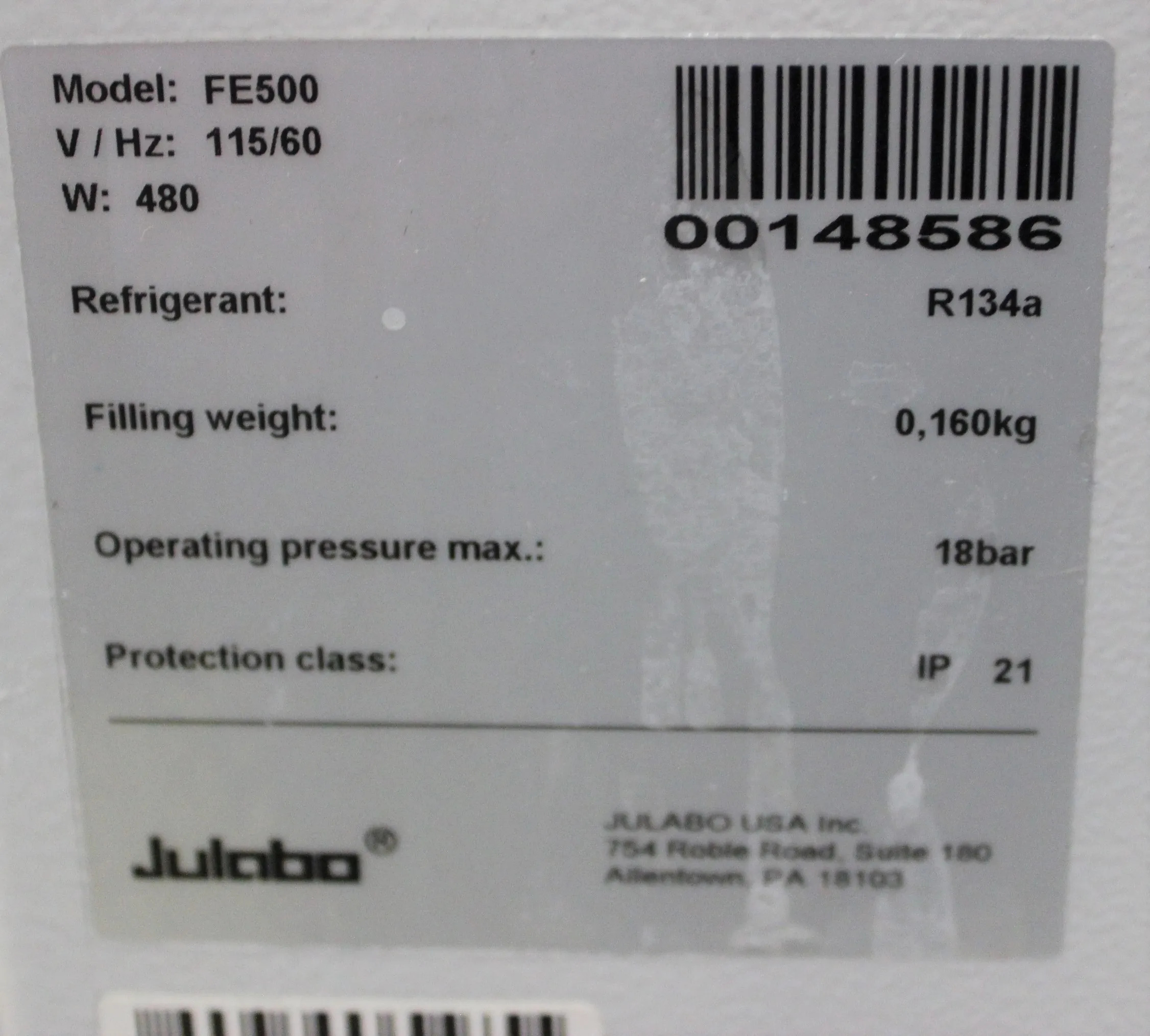 Julabo FE500 Recirculating Water Cooler