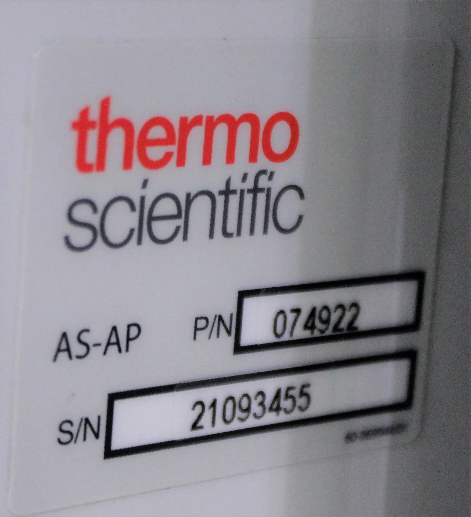 Thermo Scientific Dionex AS-AP Autosampler (Model: 074922)