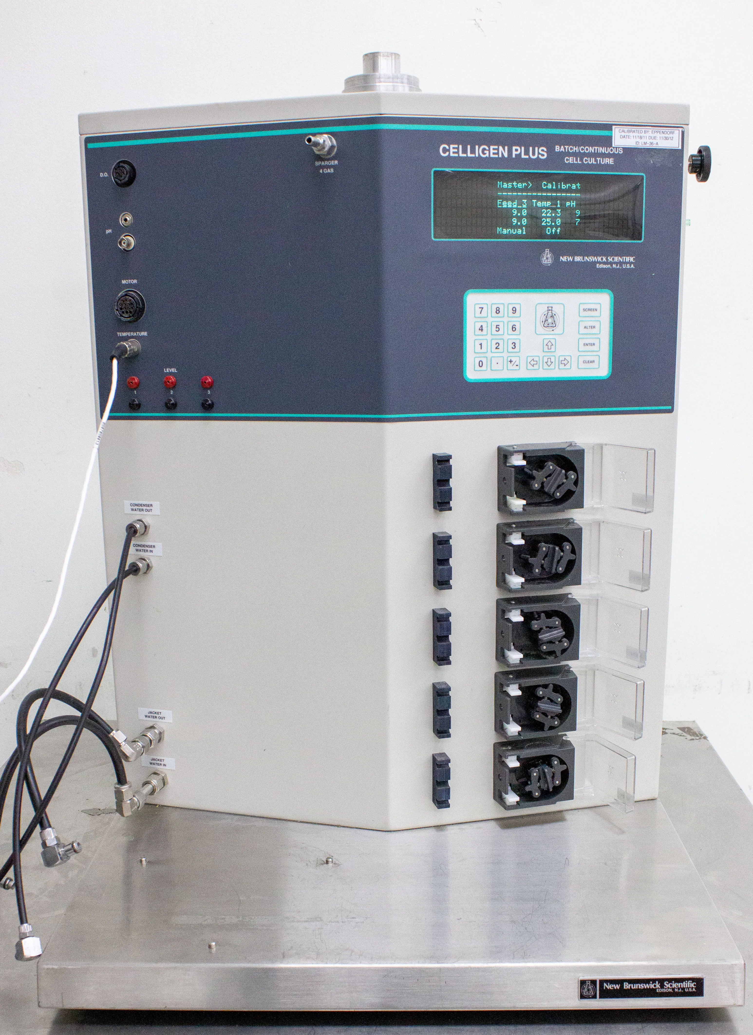 Used New Brunswick Celligen Plus Batch Continuous Cell Culture Bioreactor 120V 50Hz/60Hz