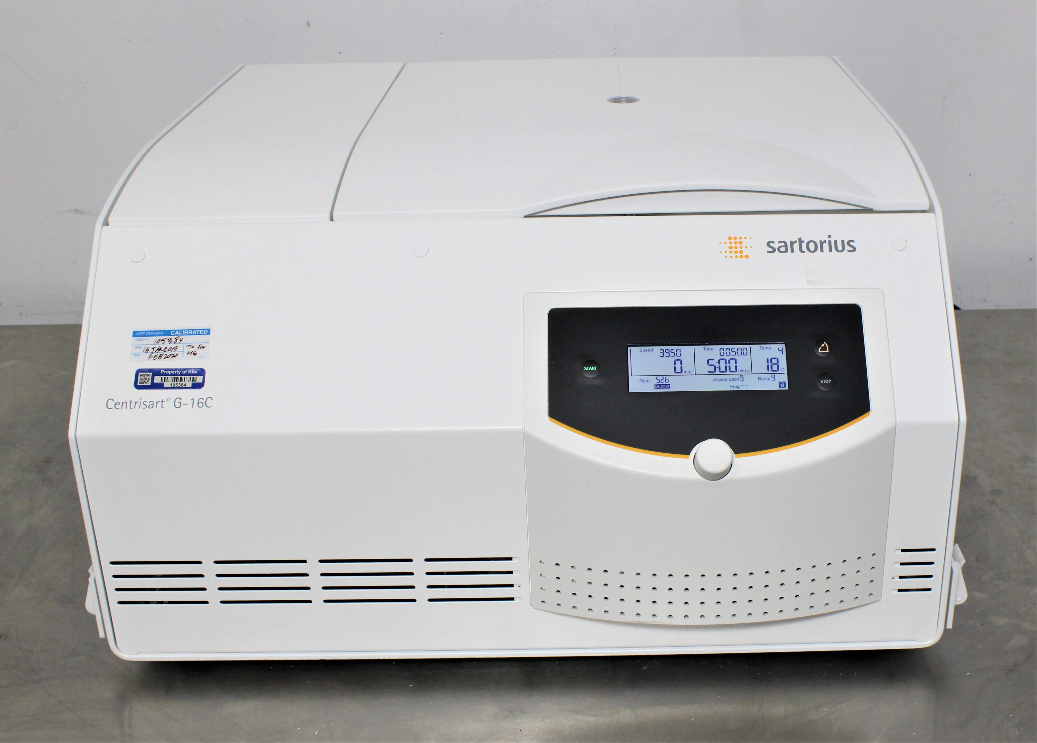 Sartorius Centrisart G-16C Refrigerated Benchtop Centrifuge with Rotor Options