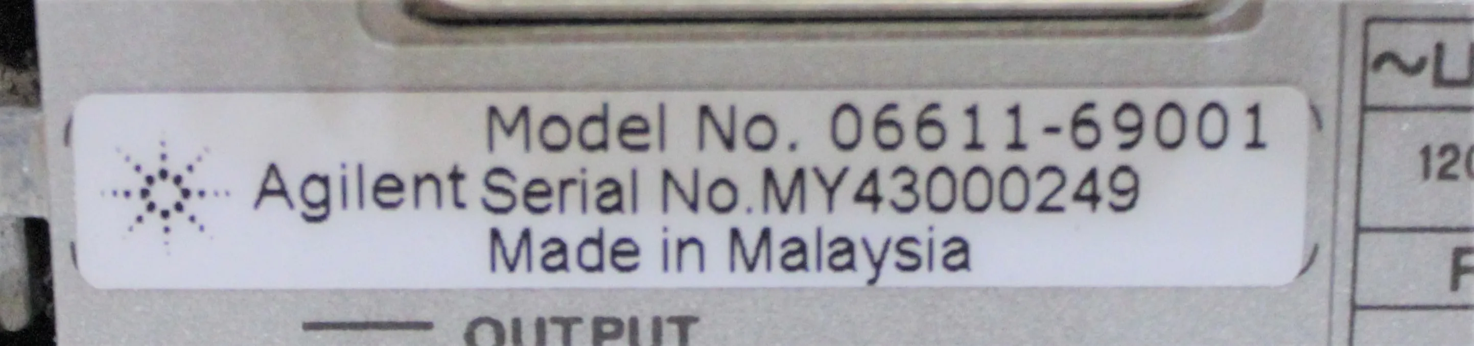 Agilent 6611C and 6613C System DC Power Supply