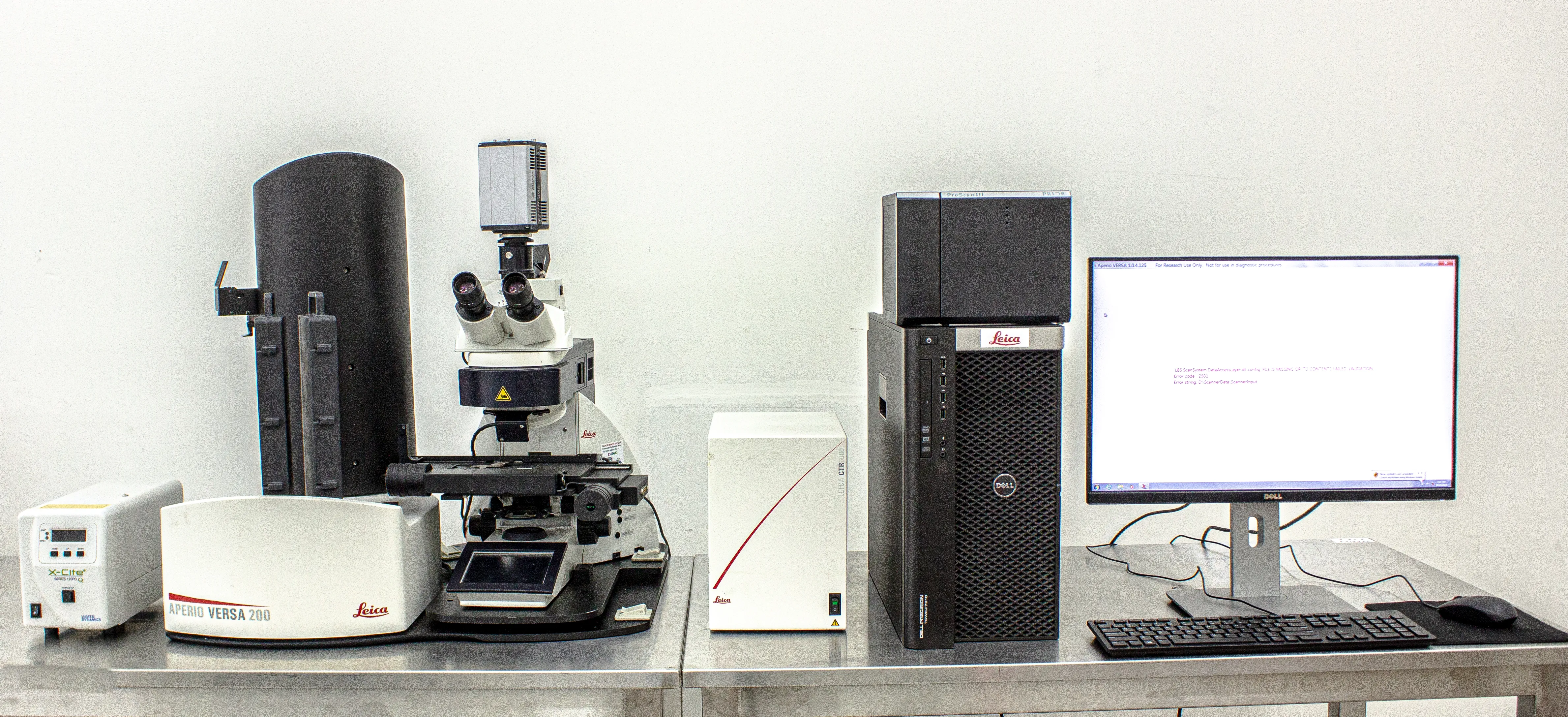 Used Leica DM 6000 Fluorescent Microscope with Computer and Monitor 100% Parts and Labor Warranty