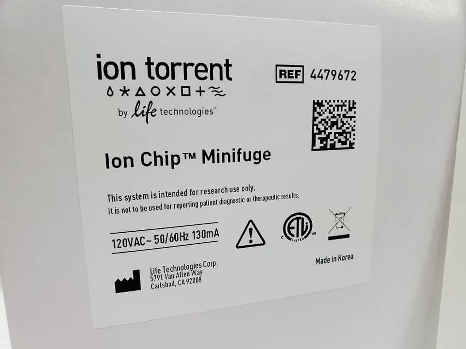 Life Technologies Ion Chip Minifuge 4779672