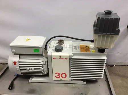 Edwards E2M30 Rotary Vane Vacuum Pump with Sonation Case SSH41TF