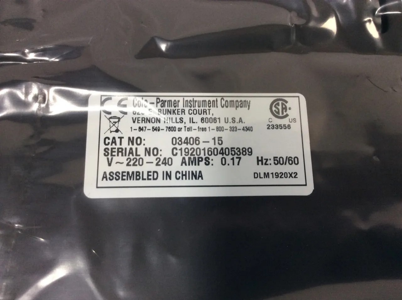 Cole Parmer StableTemp Cat. 03406-15 Laboratory and Medical Equipment