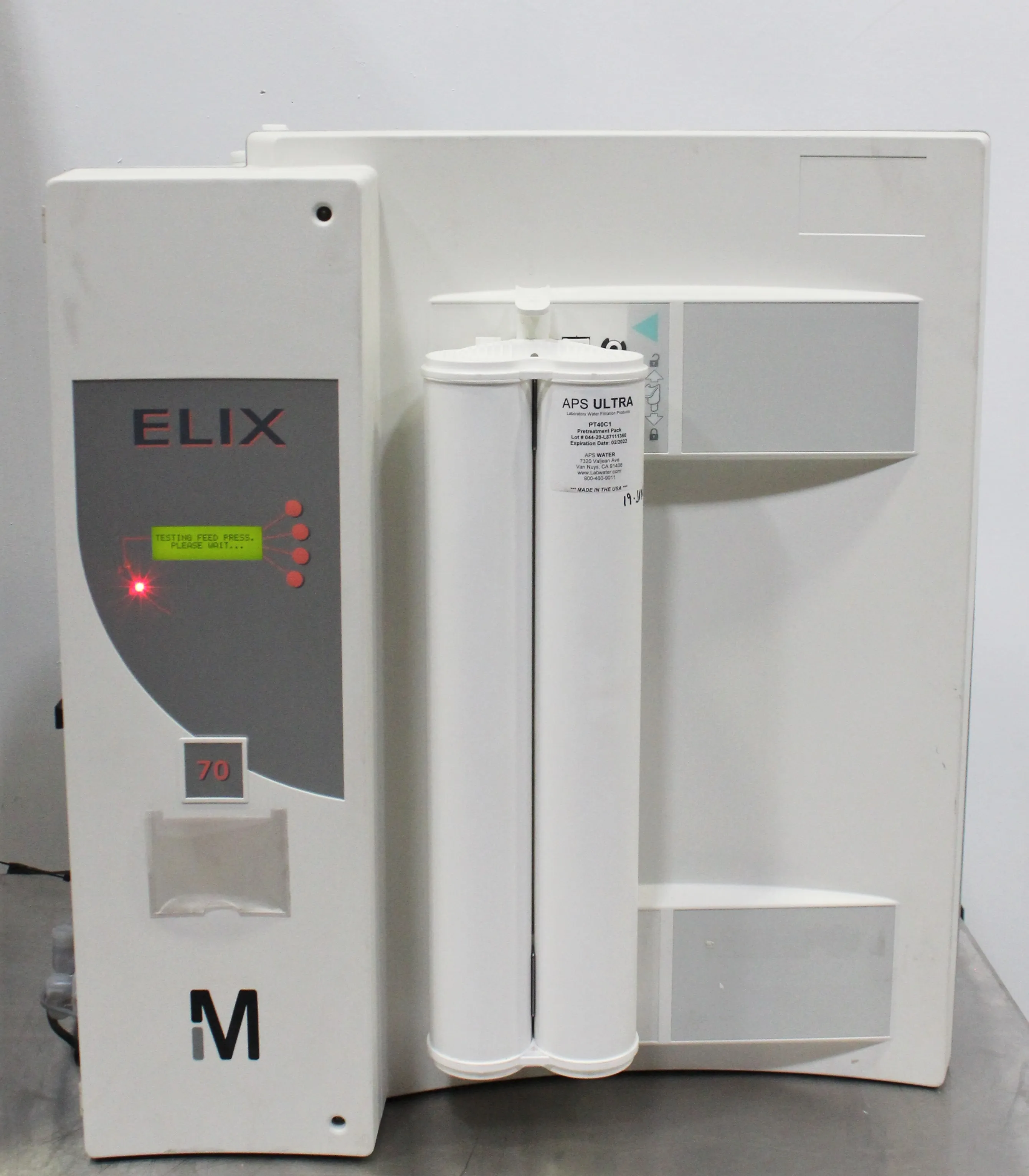 Millipore Elix 70 Water Purification System, Used, 30-Day Warranty