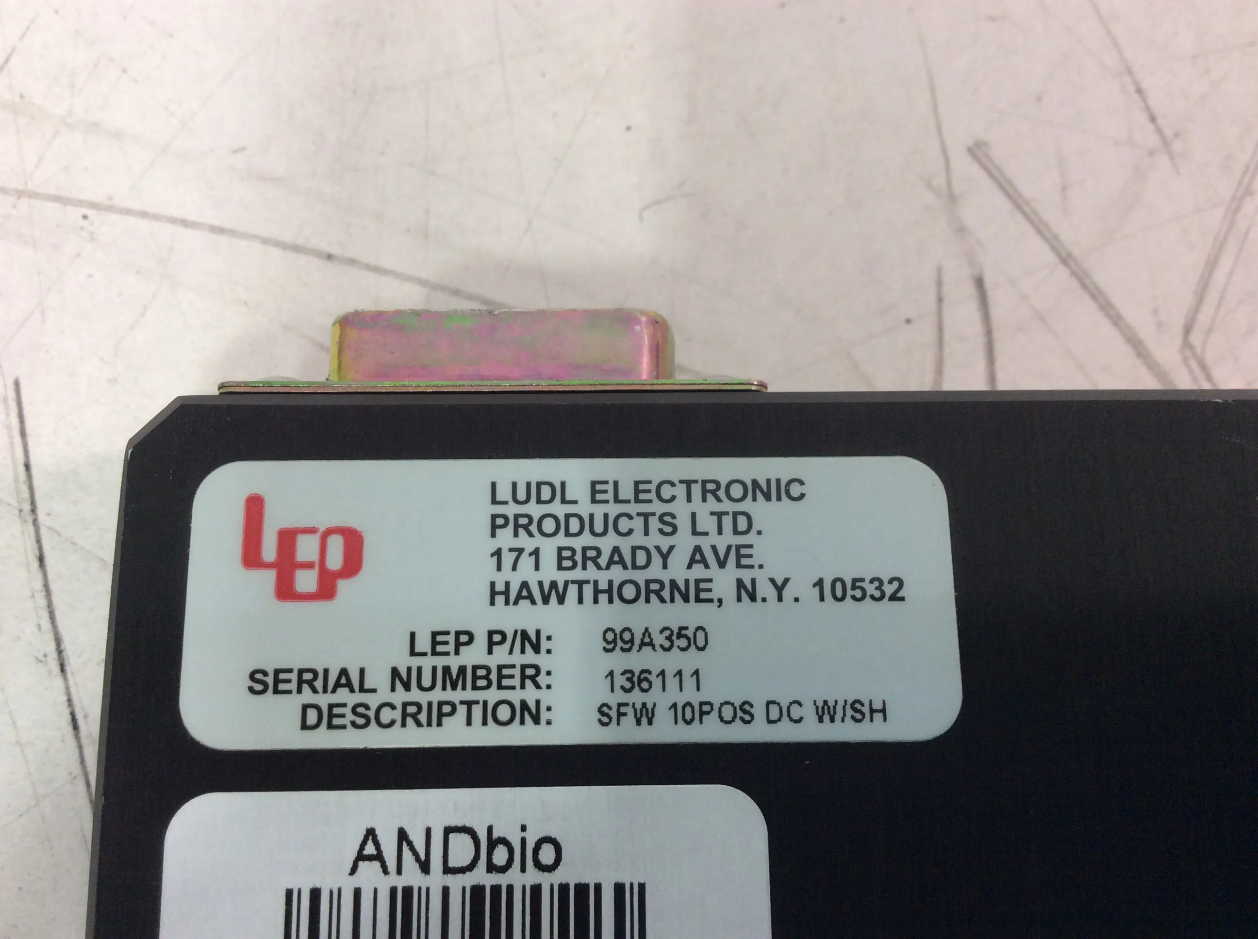 Ludl Electronic Products LEP SFW 10POS DC W/SH Excitation Filter