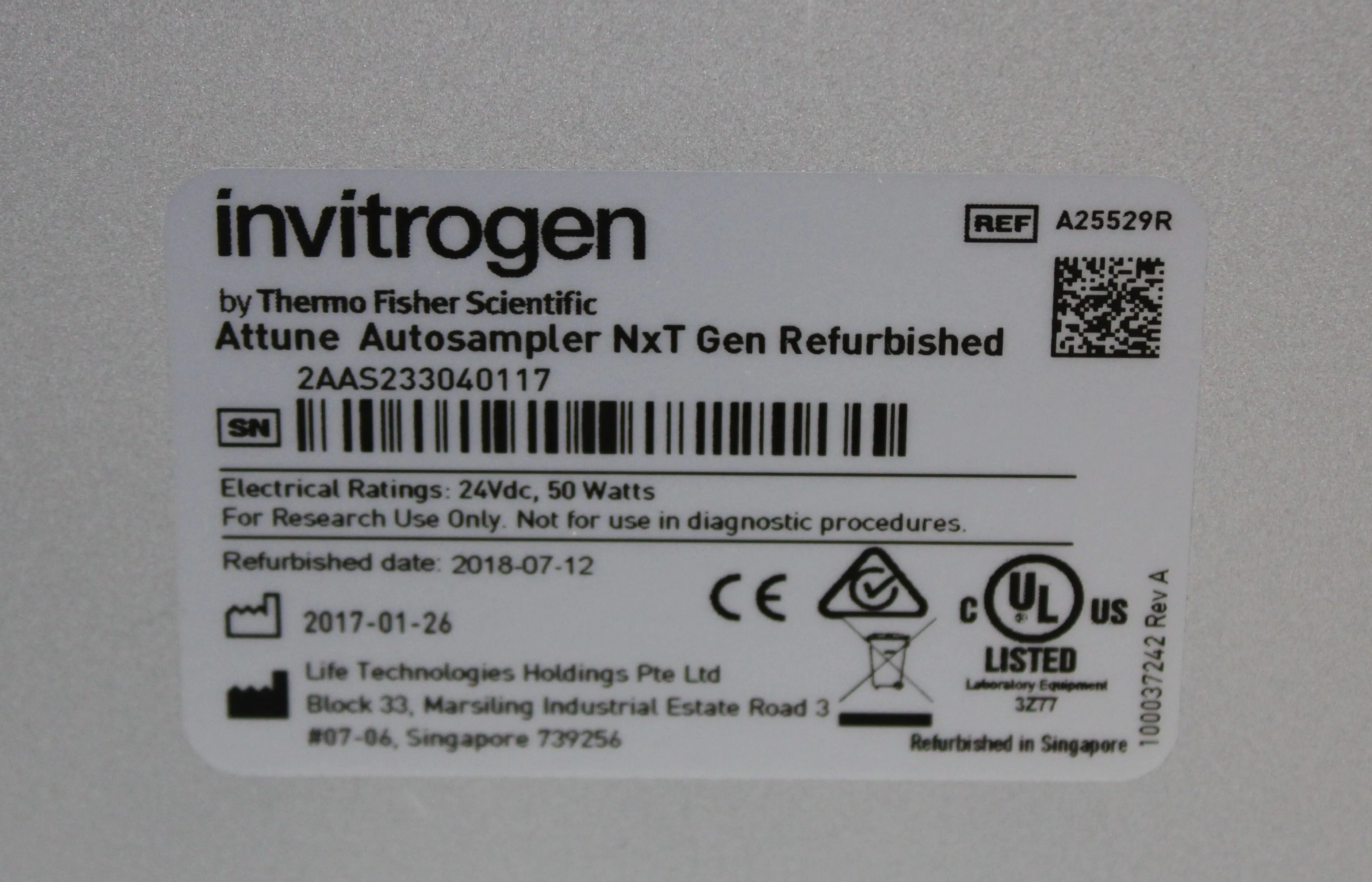 Used Invitrogen Attune Autosampler NXt Gen HPLC / FPLC / GC / CE  Unit