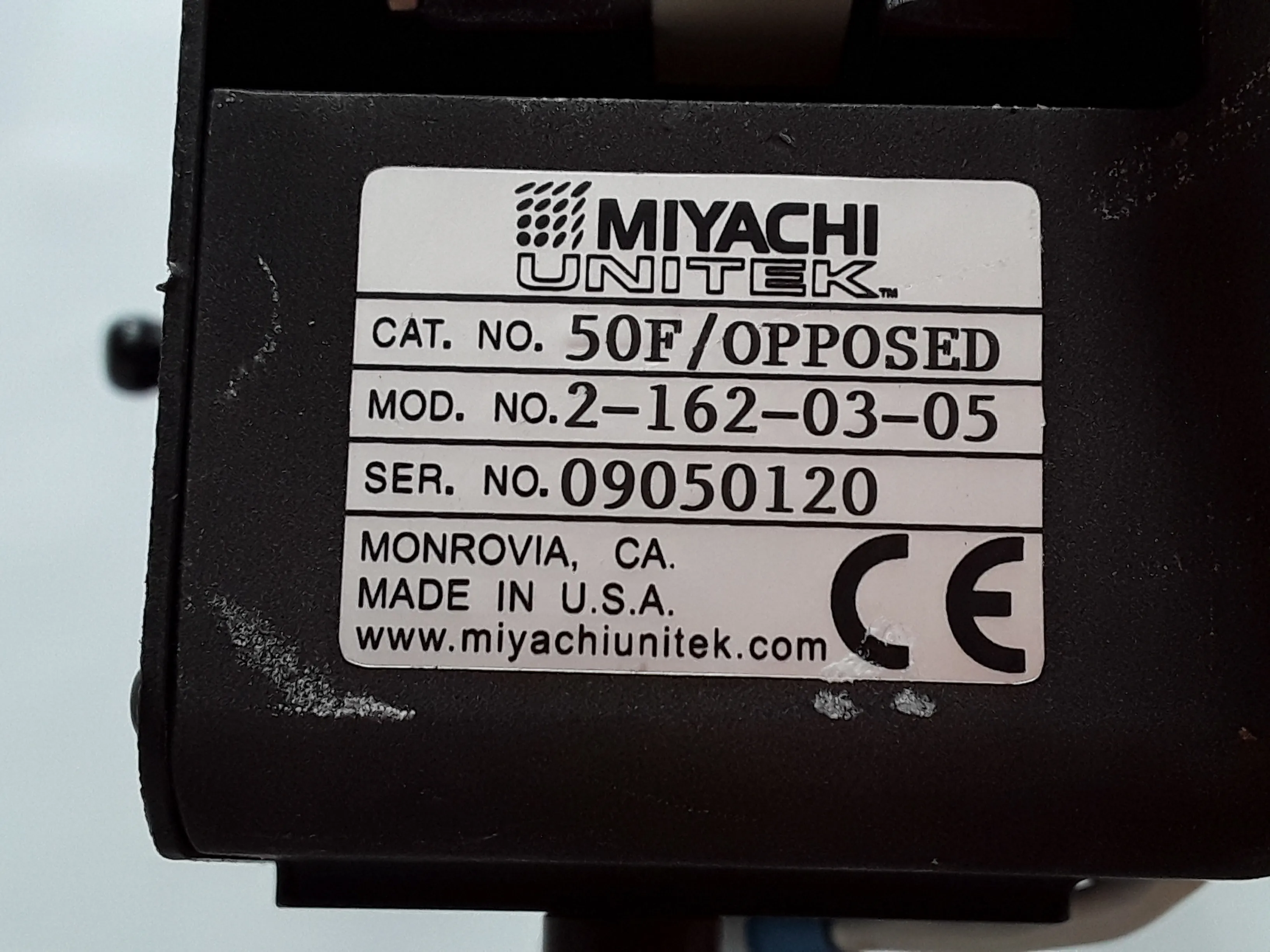 Miyachi Unitek 50 Series Light Force Weld Head