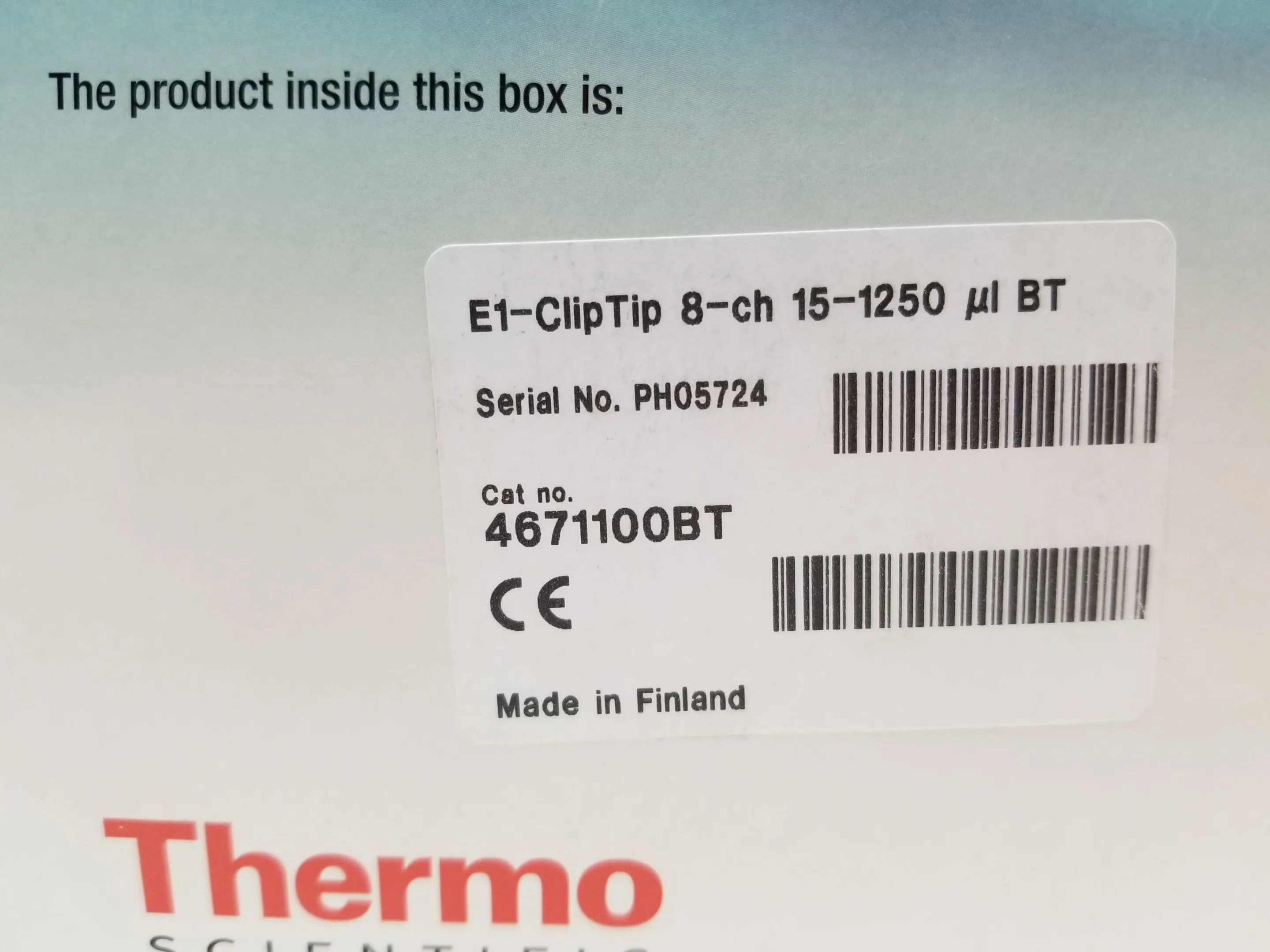 Thermo Fisher E1-ClipTip Electronic Multichannel Pipette