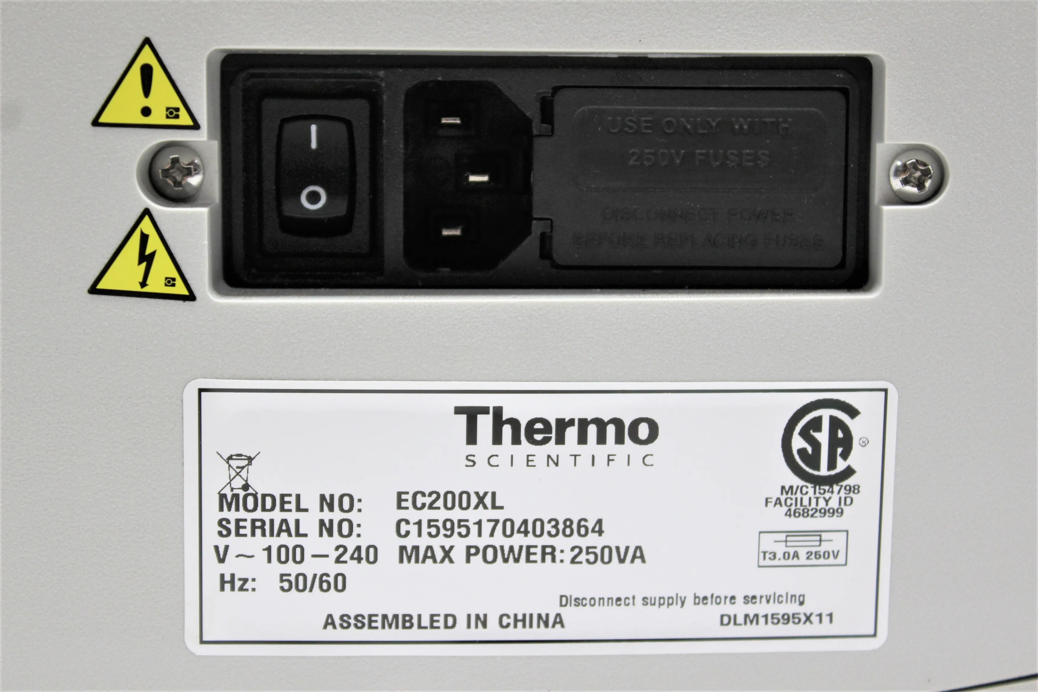 Thermo Scientific Owl EC-200XL High-Current Power Supply