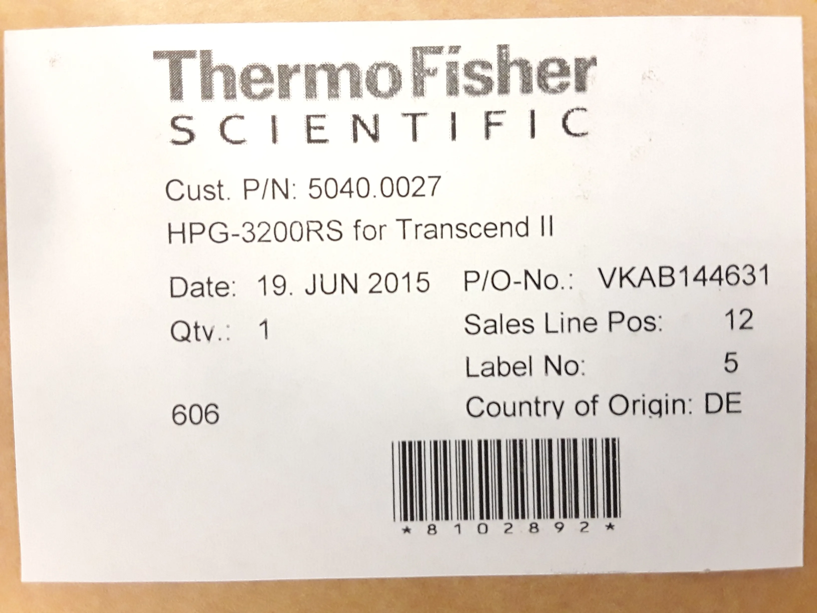 Thermo Dionex Ultimate 3000 HPG-3200RS HPLC System