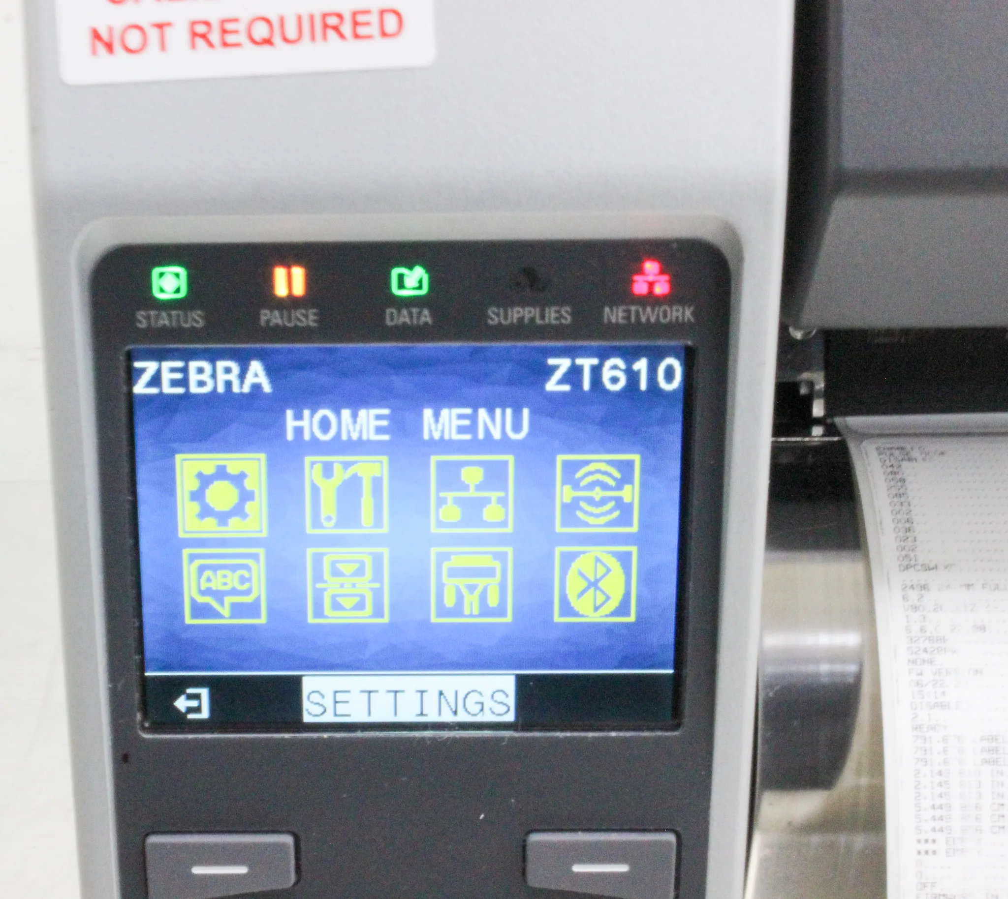 Zebra ZT610 Industrial Label Printer