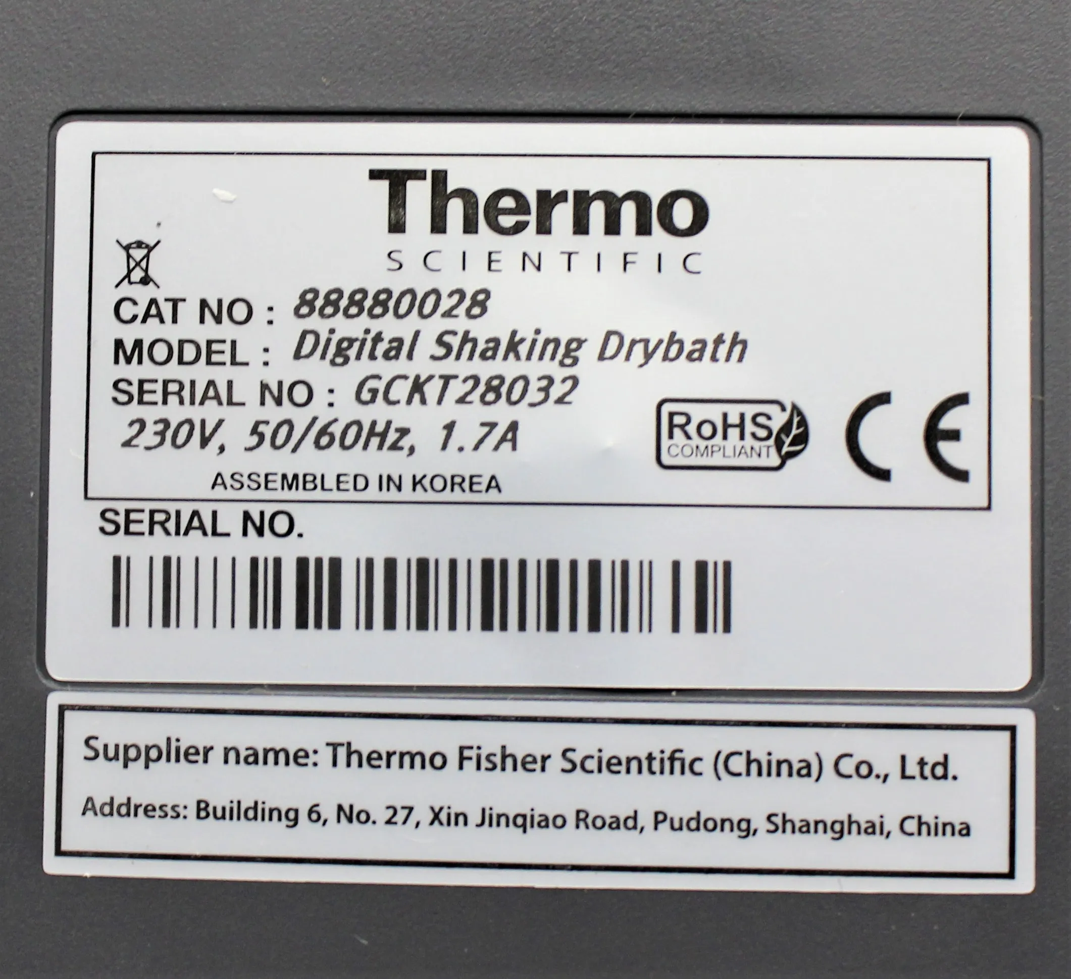 Thermo Scientific Digital Heating Shaking Drybath