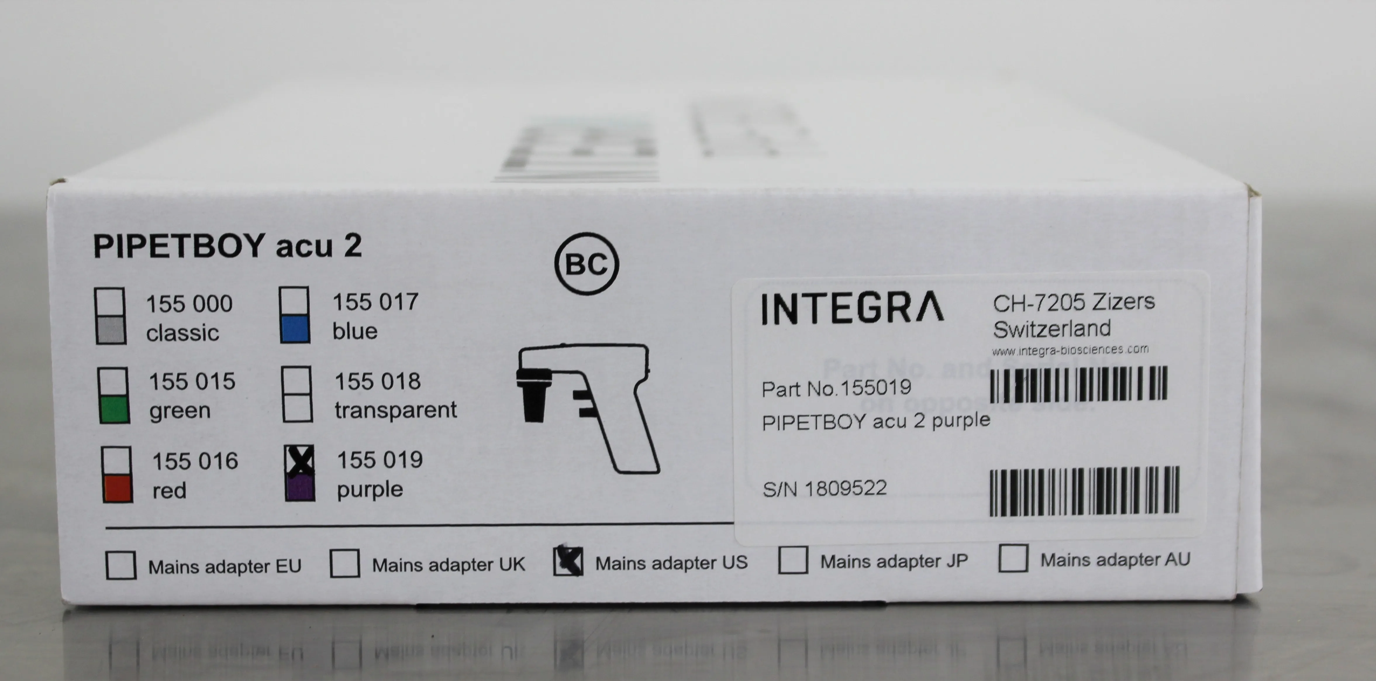 Integra Biosciences Pipetboy Acu 2 Pipet