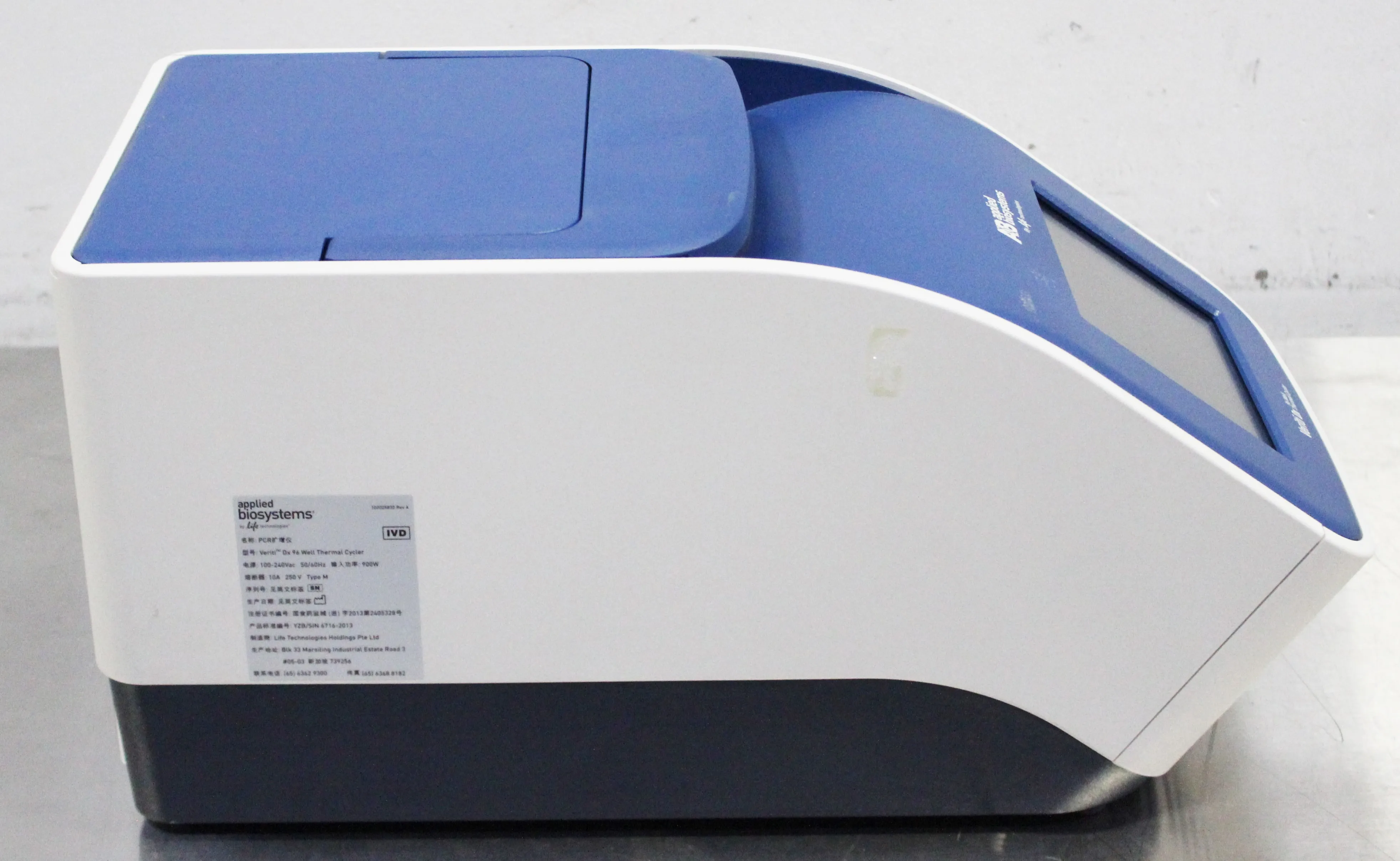 Applied Biosystems Veriti Dx 96-Well Thermal Cycler, Model 4452300 PCR Machine