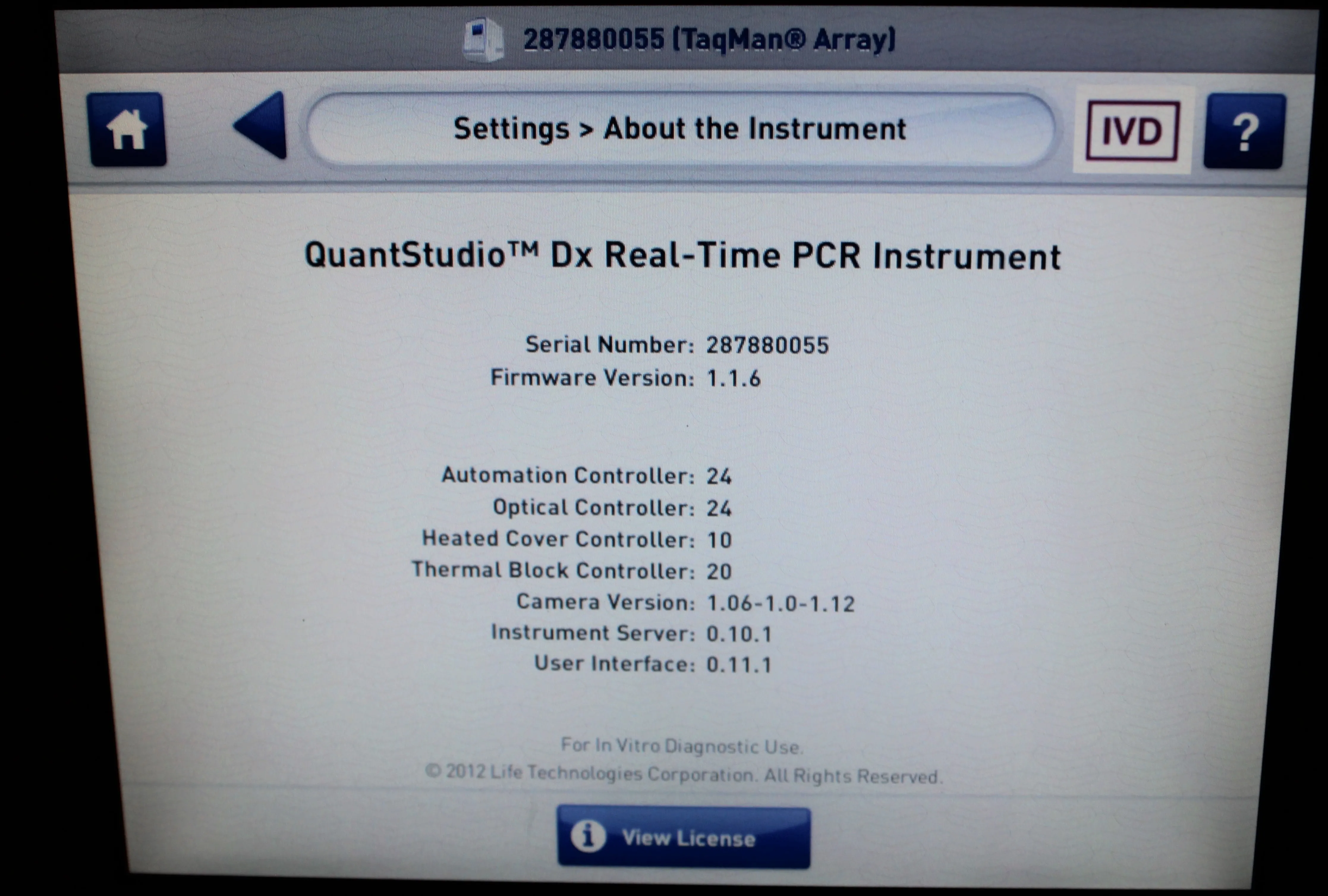 Applied Biosystems QuantStudio Dx Real-Time PCR Instrument 96-well Fast Block