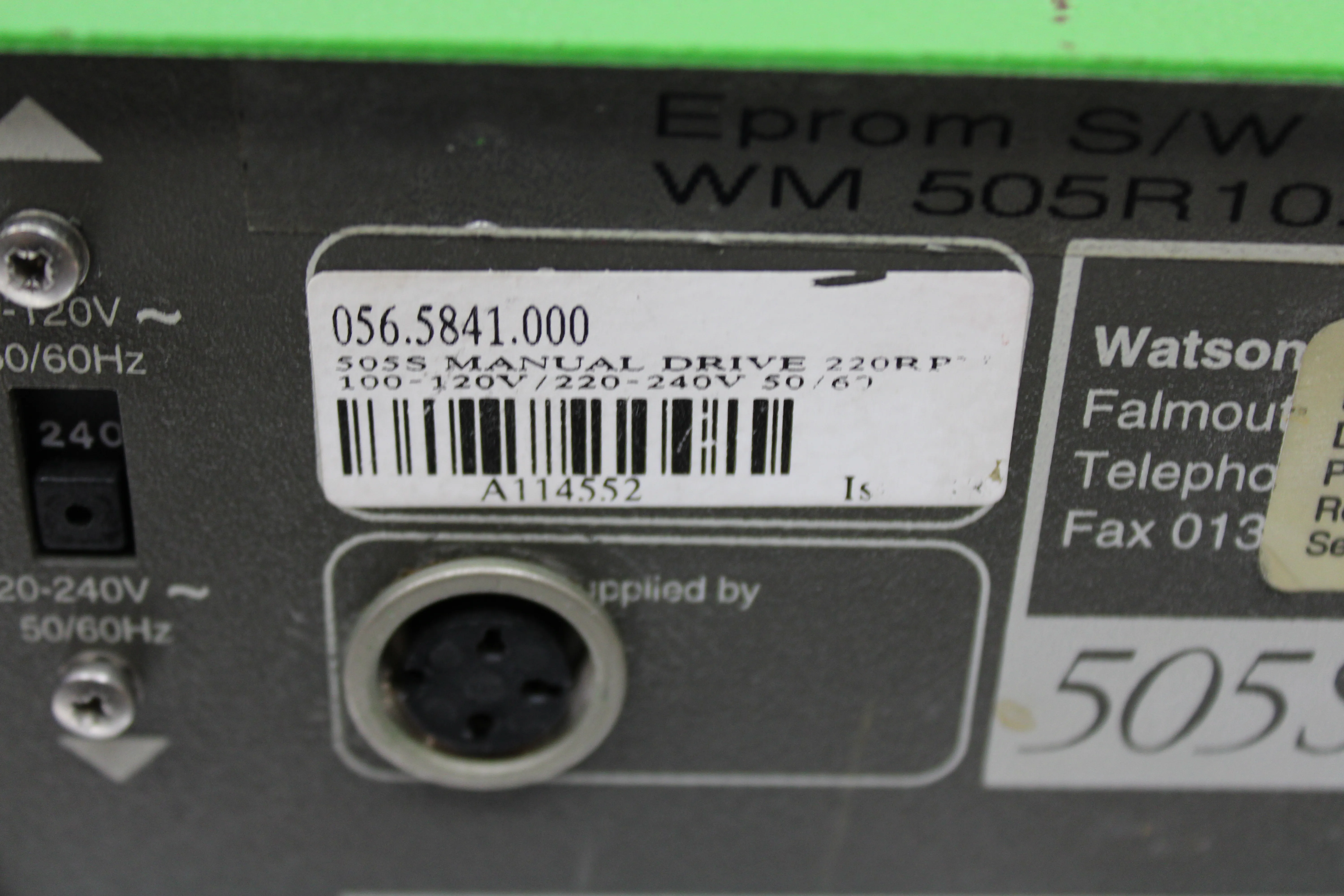 Watson Marlow 505S Peristaltic Pump