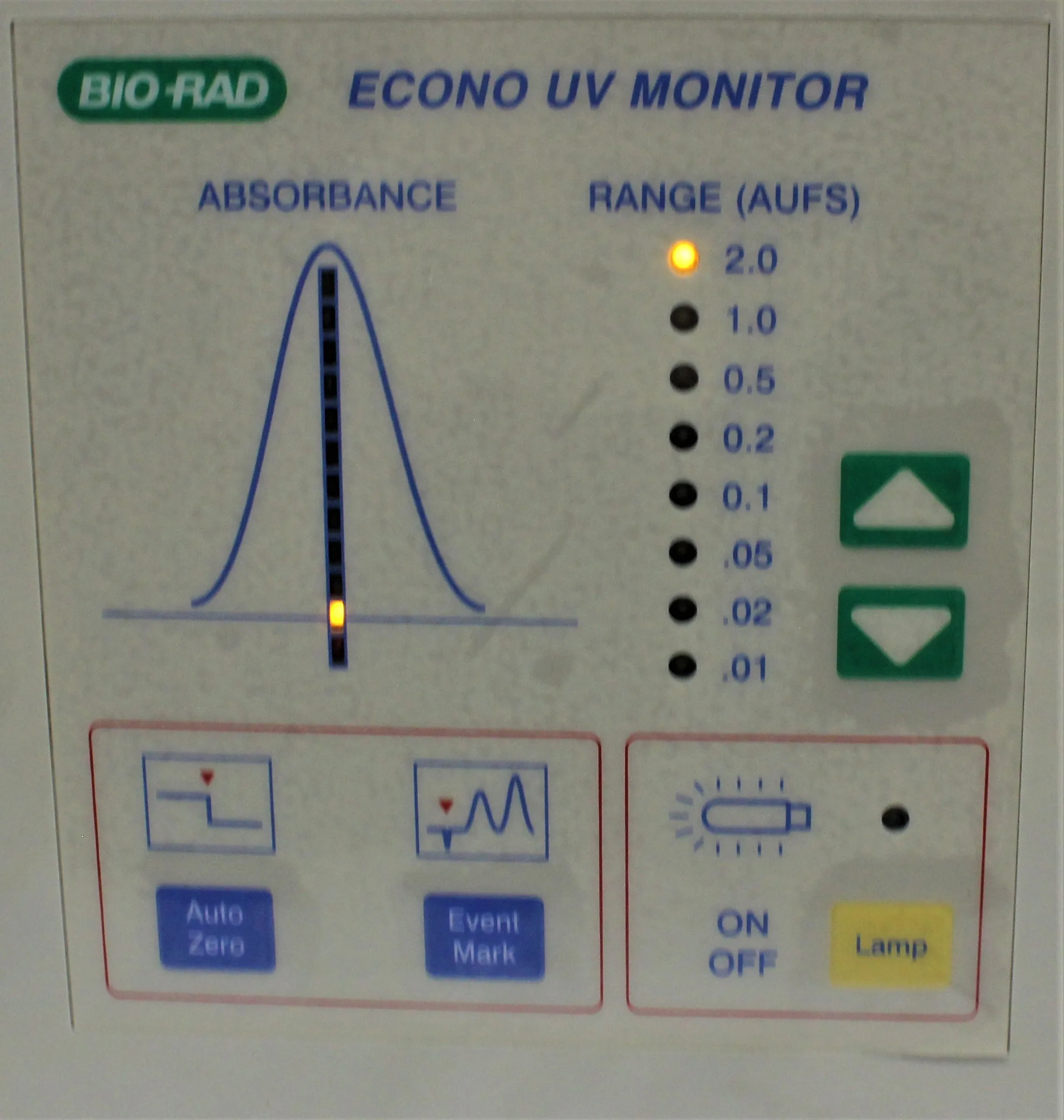 Bio Rad EM-1 Econo UV Monitor for Chromatographic Effluent Monitoring