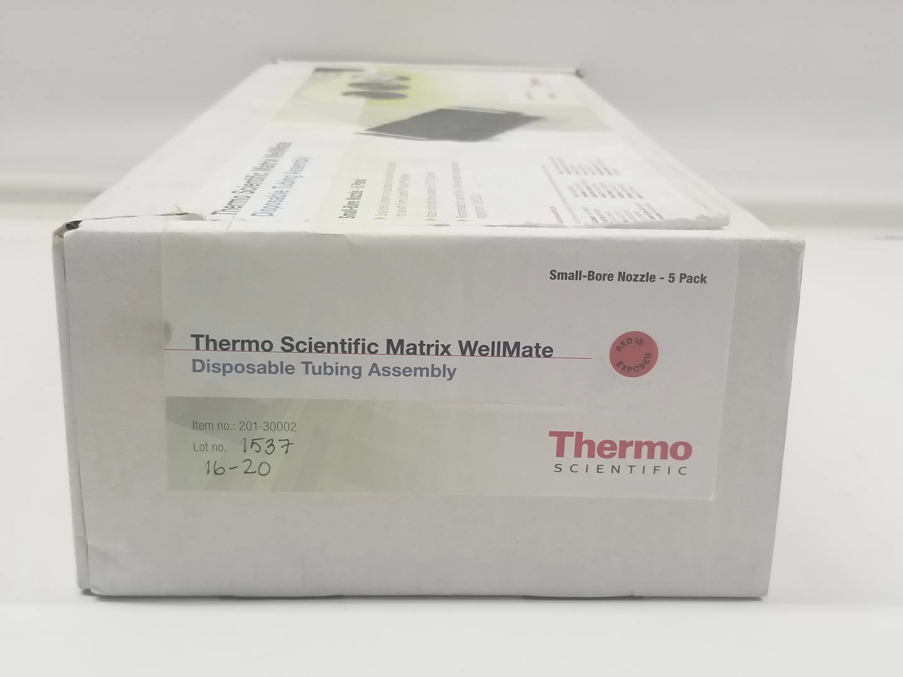 Thermo Fisher 201-30002 Matrix WellMate Disposable Tubing Cartridges - Box of 5 - Small Bore