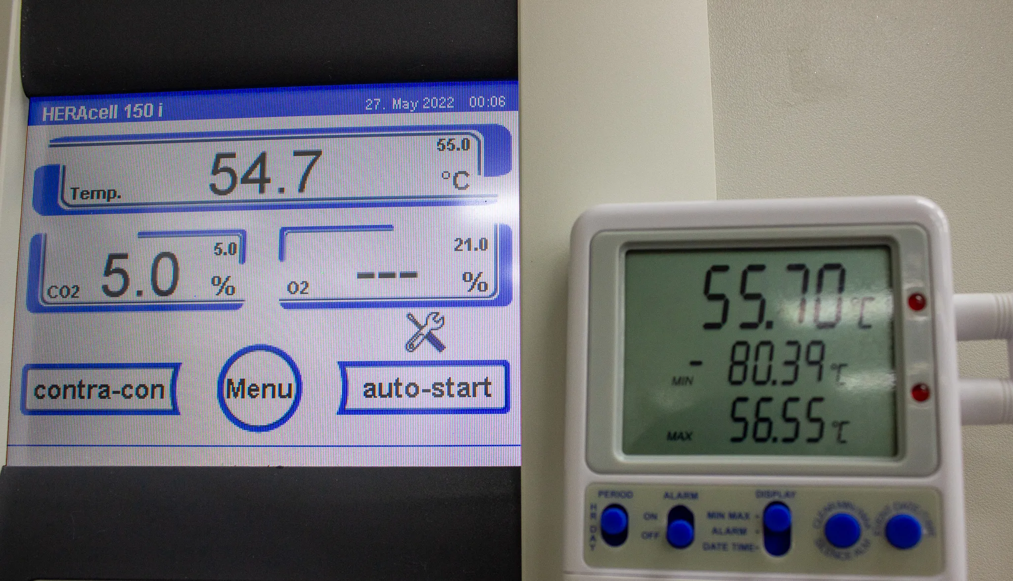 Thermo HERAcell 150i Tri-Gas CO2 Incubator, 150 L, Copper Double Stack 51026408