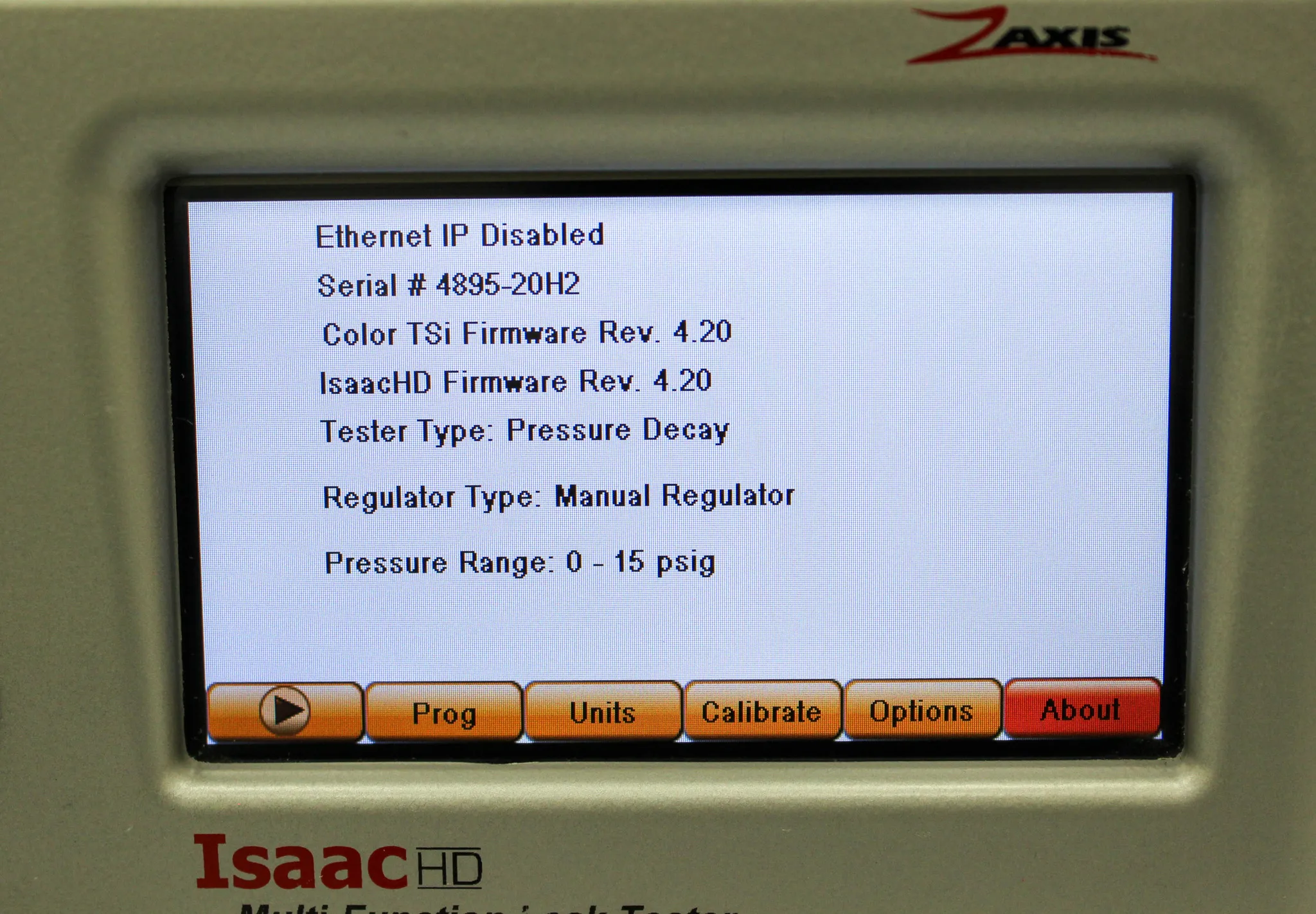 Zaxis Multi-Function Leak Tester Model Issac-HD-PD