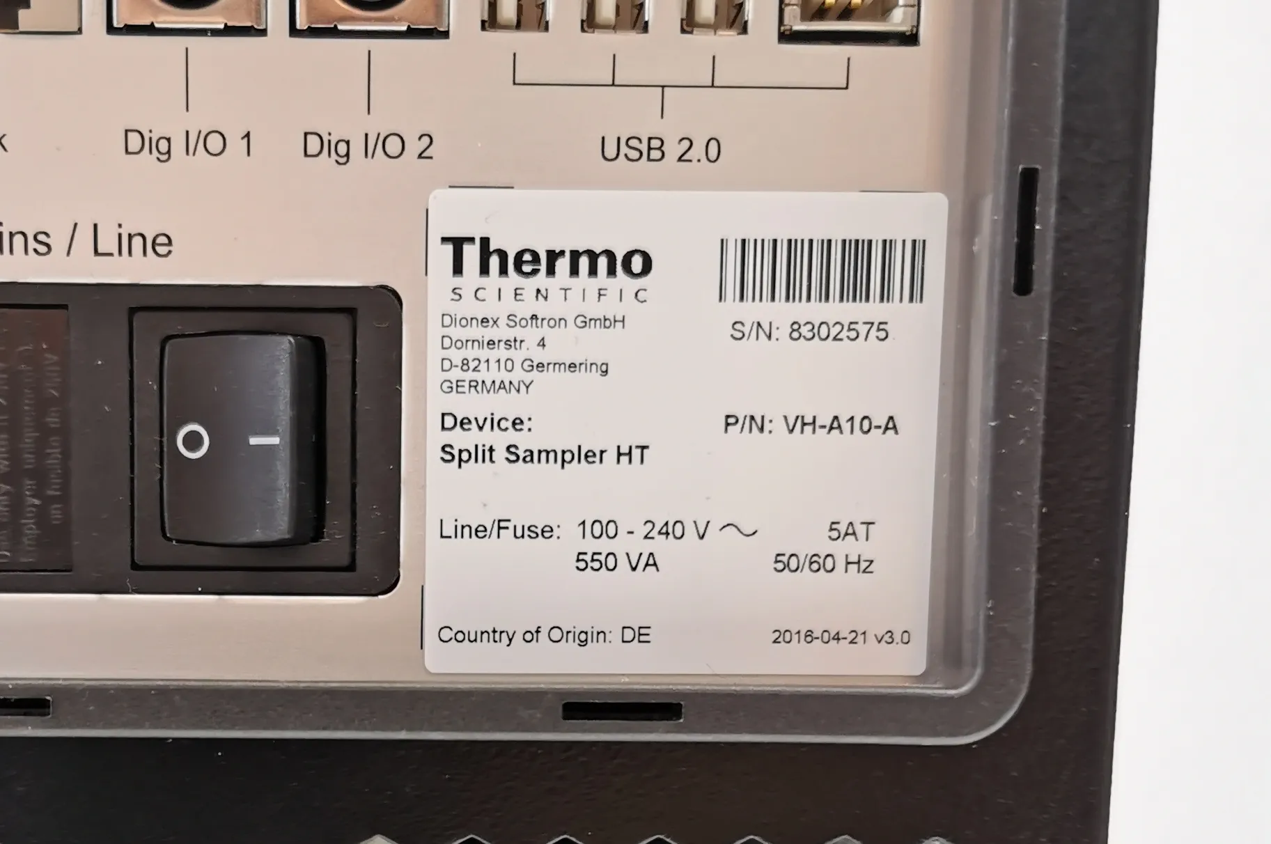 Thermo Scientific Vanquish Auto Sampler Split Sampler