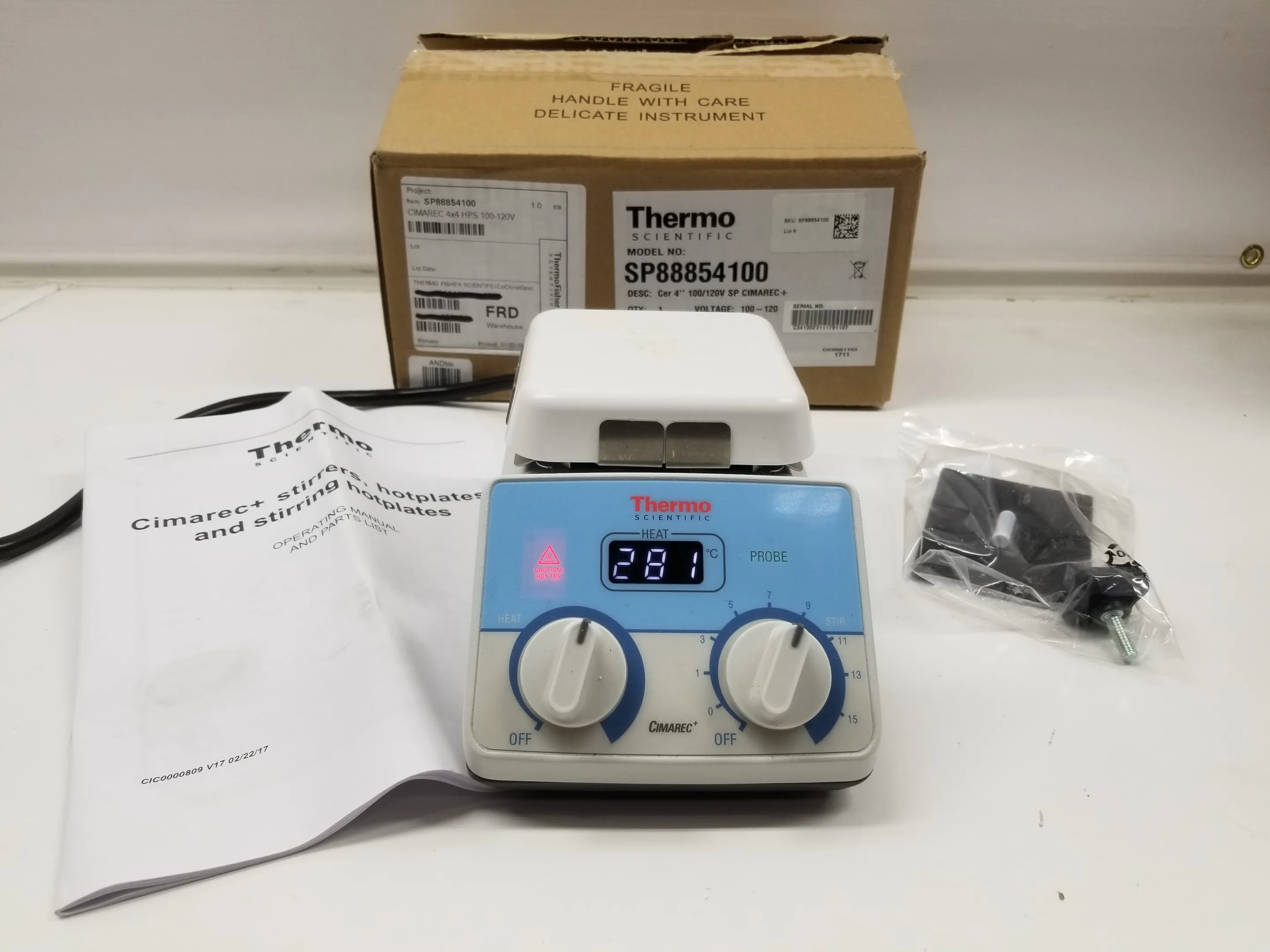 Thermo Fisher SP88854100 Heated Stir Plate Laboratory Equipment