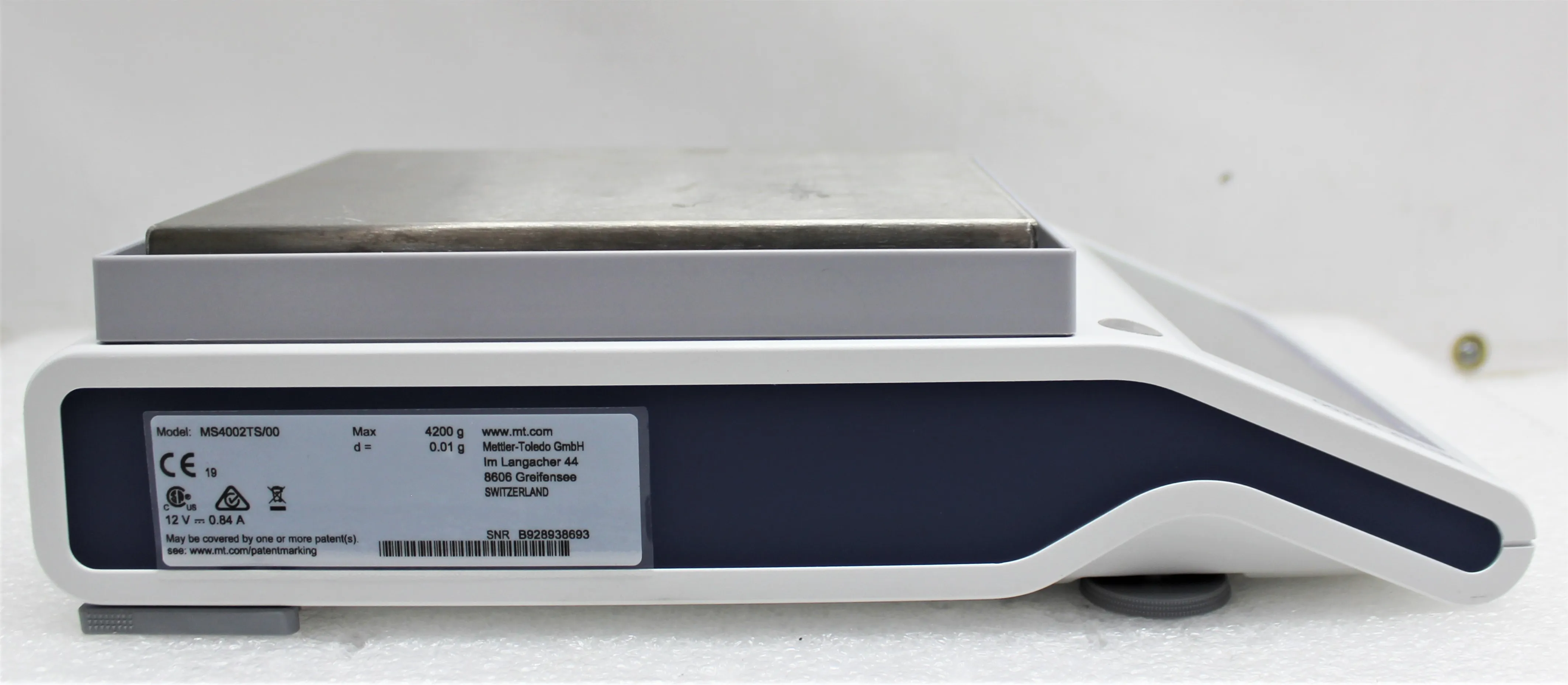 Mettler-Toledo MS4002TS/00 High-Capacity Bench Scale