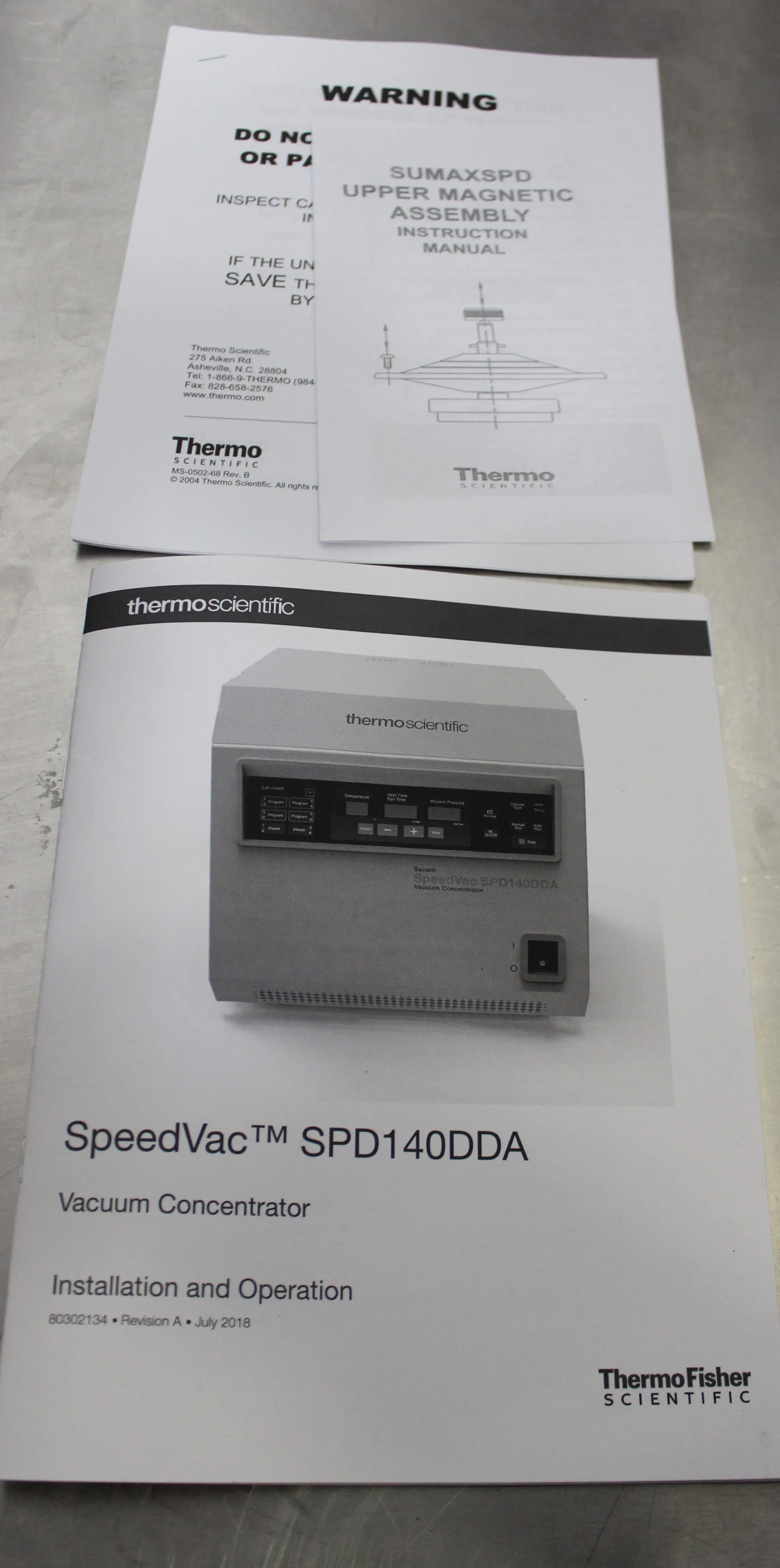 Thermo Scientific SpeedVac Vacuum Concentrator SPD140DDA