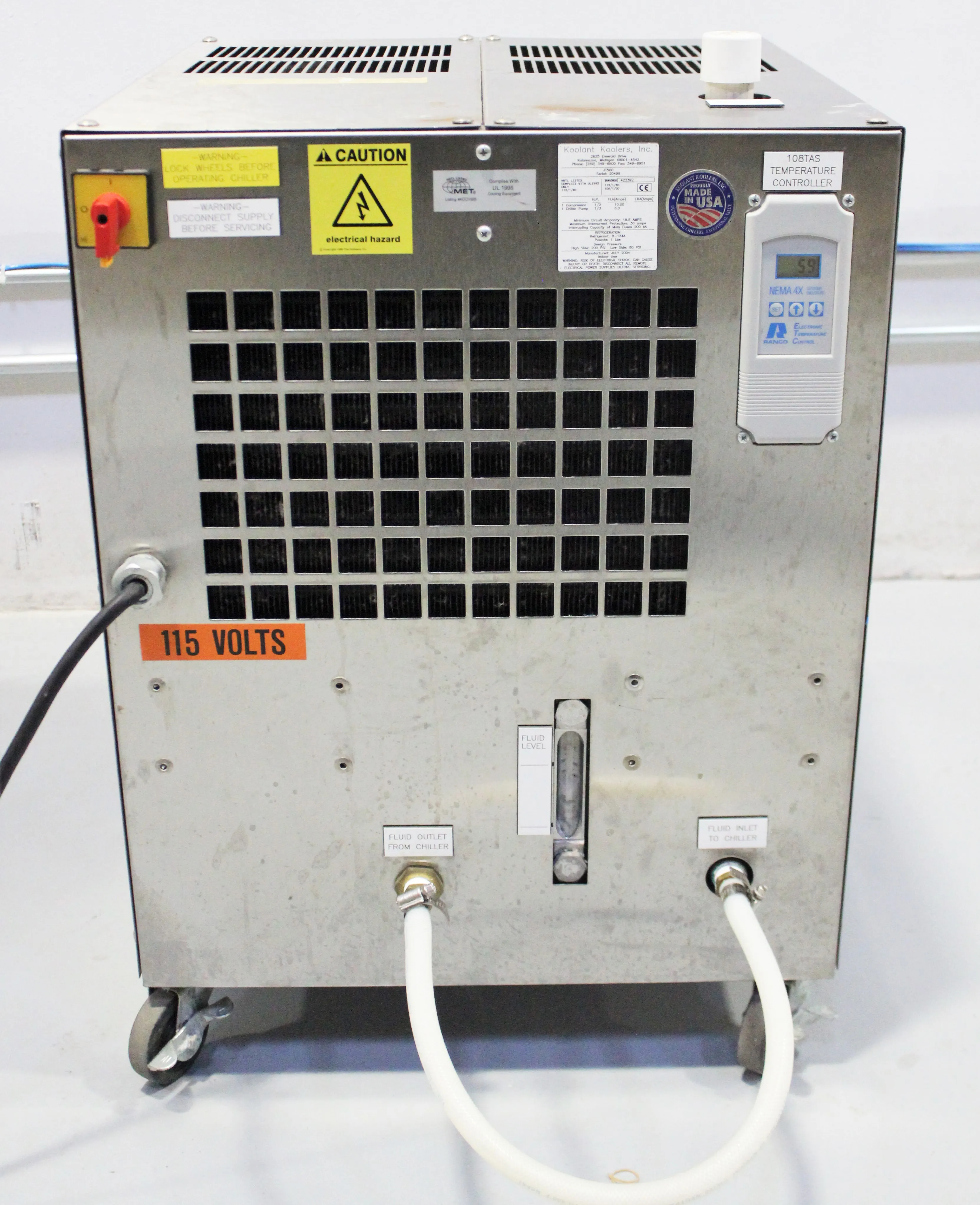 Koolant Koolers JT500 Water Chiller - Used Lab Equipment - REUZEit West Coast US - R