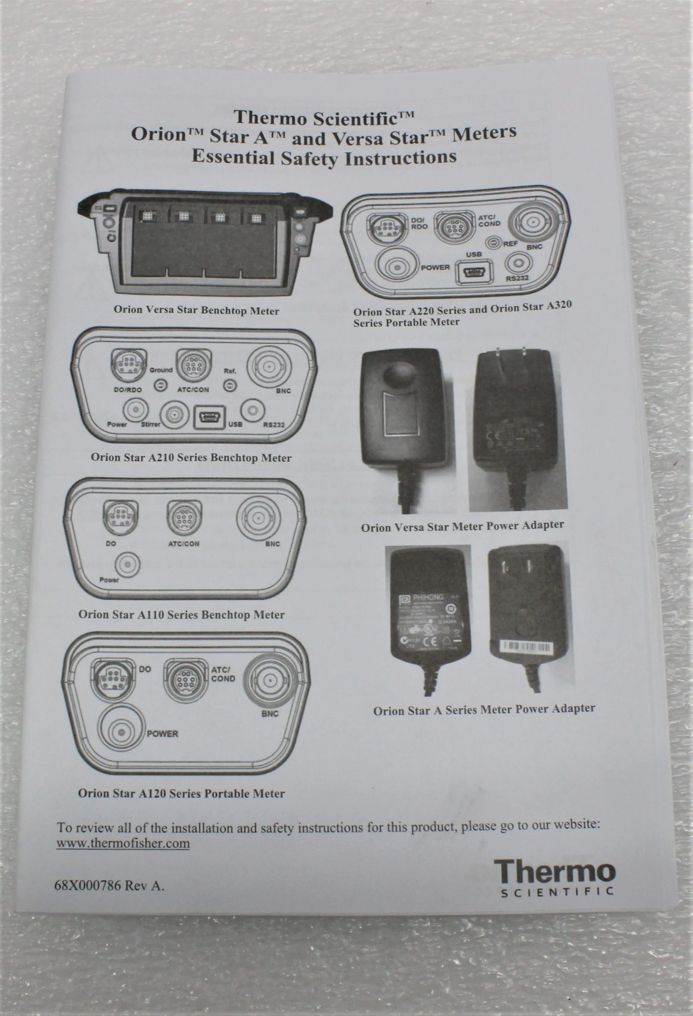 Thermo Scientific Orion Star A123 Dissolved Oxygen Portable Meter