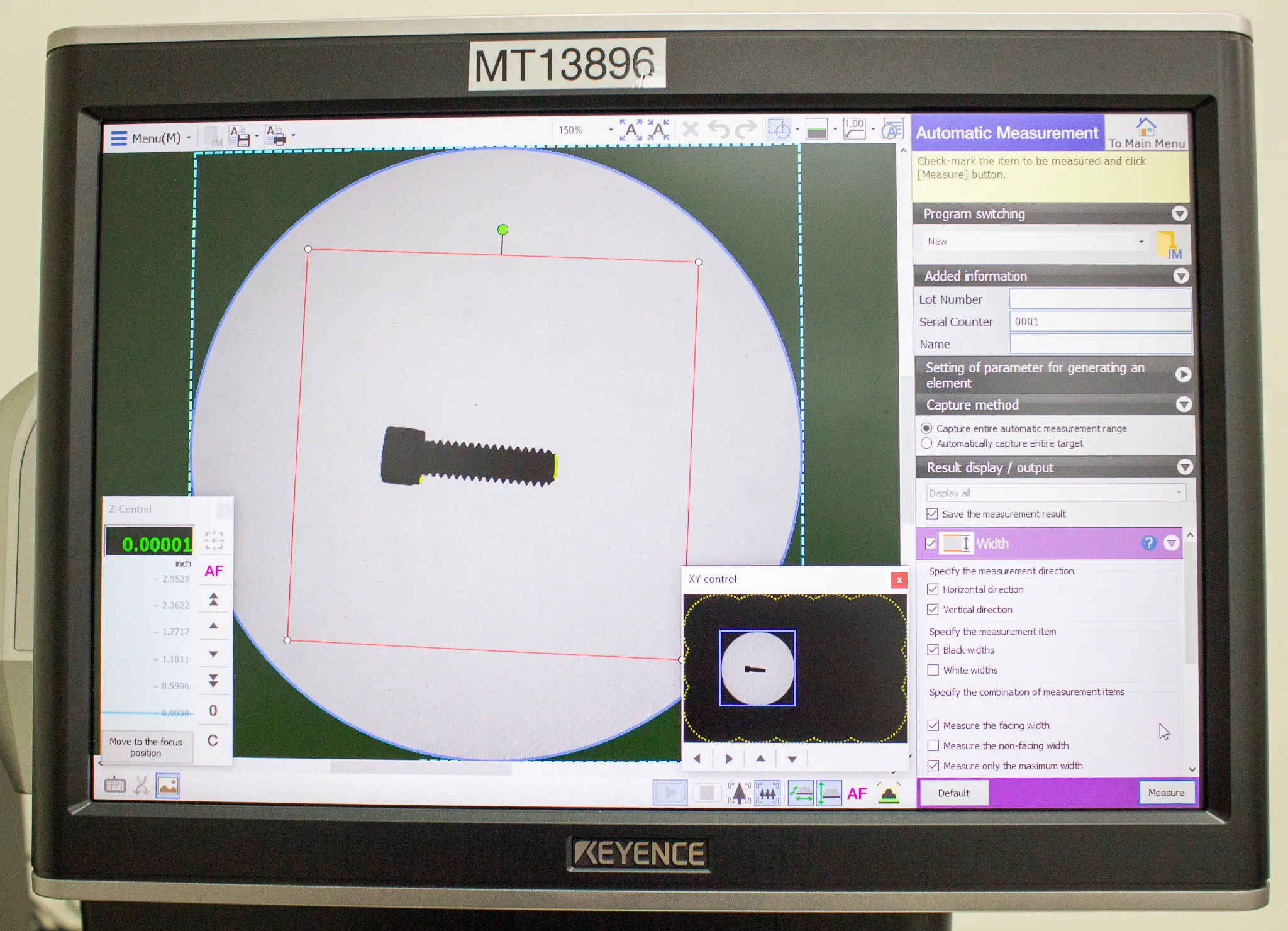 Keyence IM-8000 Series Image Dimension Measurement System IM-8030T w/ Controller