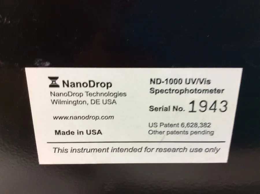 NanoDrop ND-1000 UV/Vis Spectrophotometer