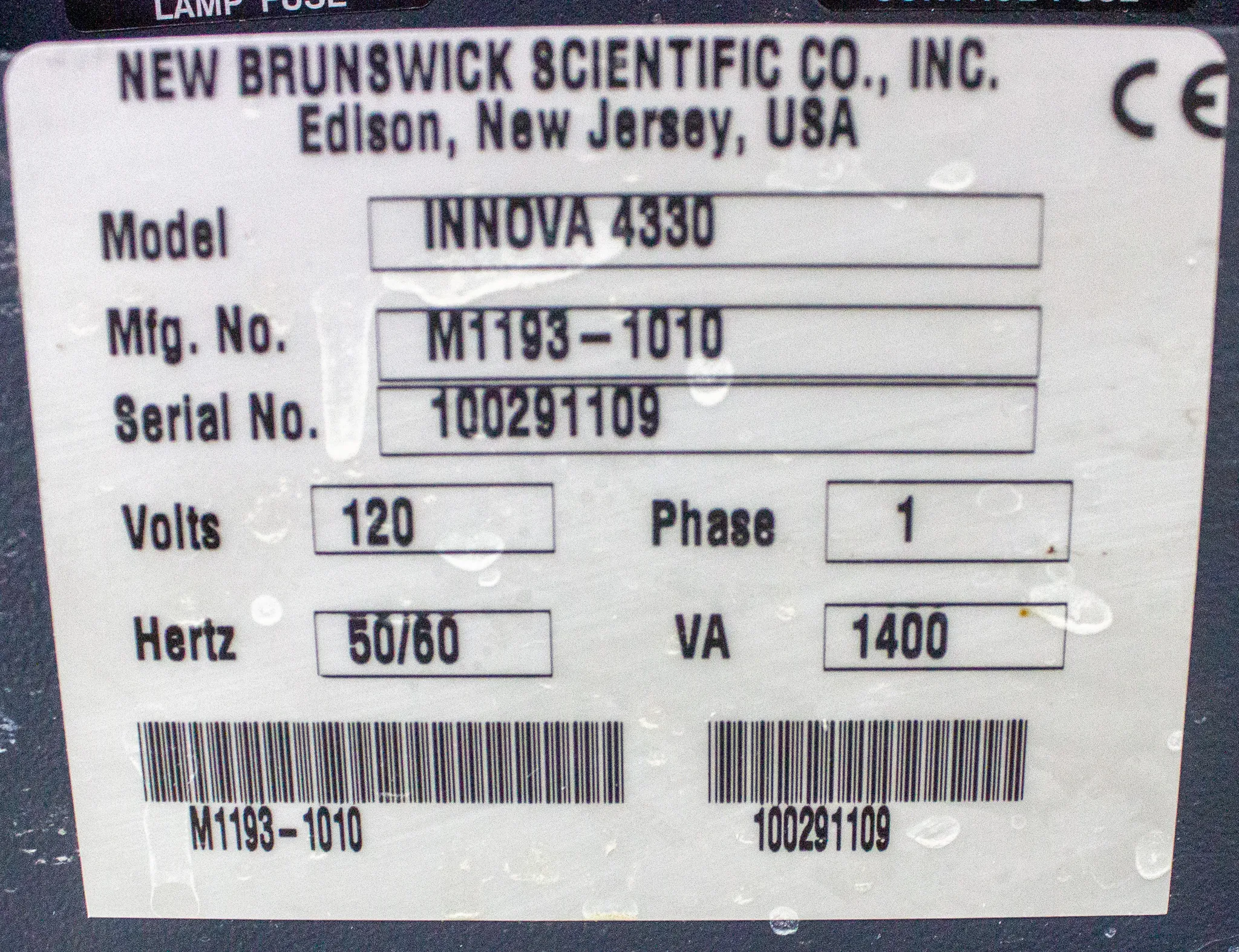 New Brunswick Innova 4330 Refrigerated Incubator Shaker, Used