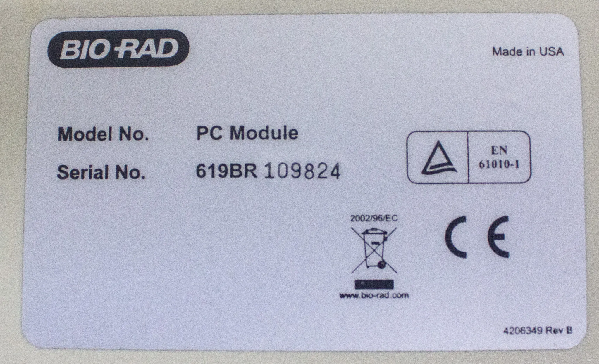 BIO-RAD Gene Pulser Xcell Total Electroporation System Model 1652660