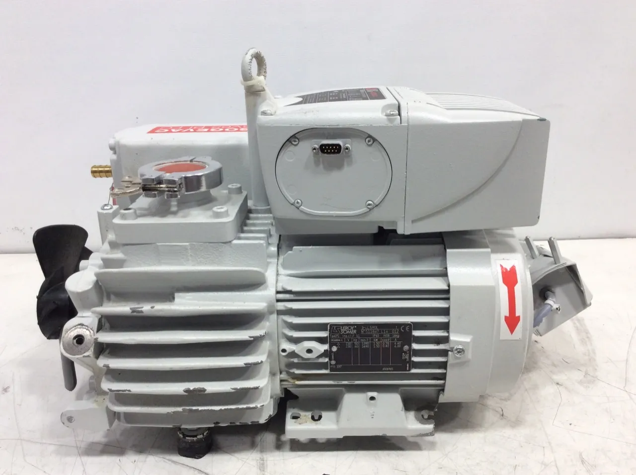 Sogevac SV65 BI FC Single Stage Oil Sealed Rotary Vane Vacuum Pump 1.1 Torr