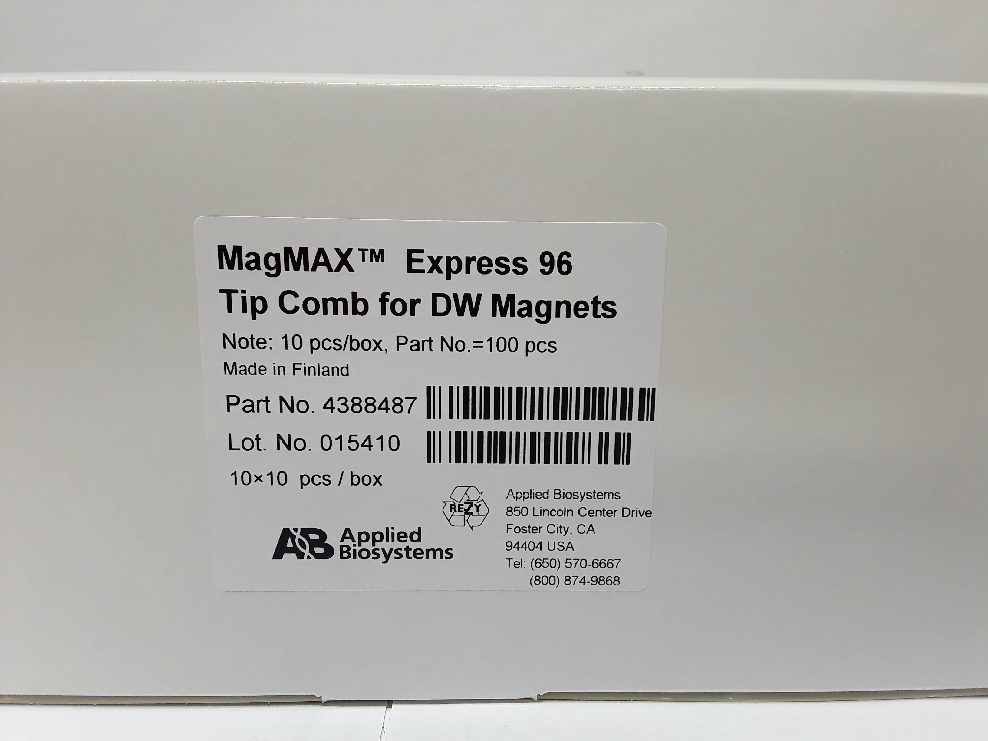 Applied Biosystems Replacement Combs for MagMAX Express-96 Deep Well Magnetic Particle Processors