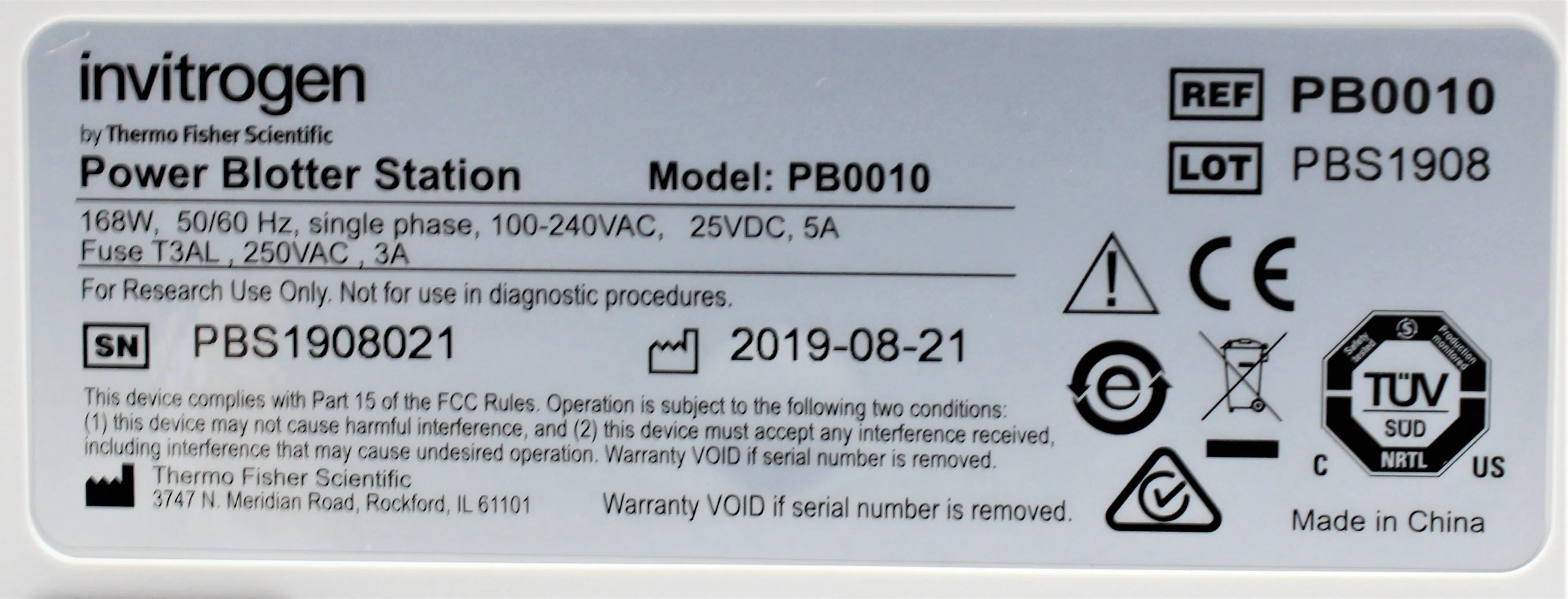 Invitrogen Power Blotter Station - PB0010