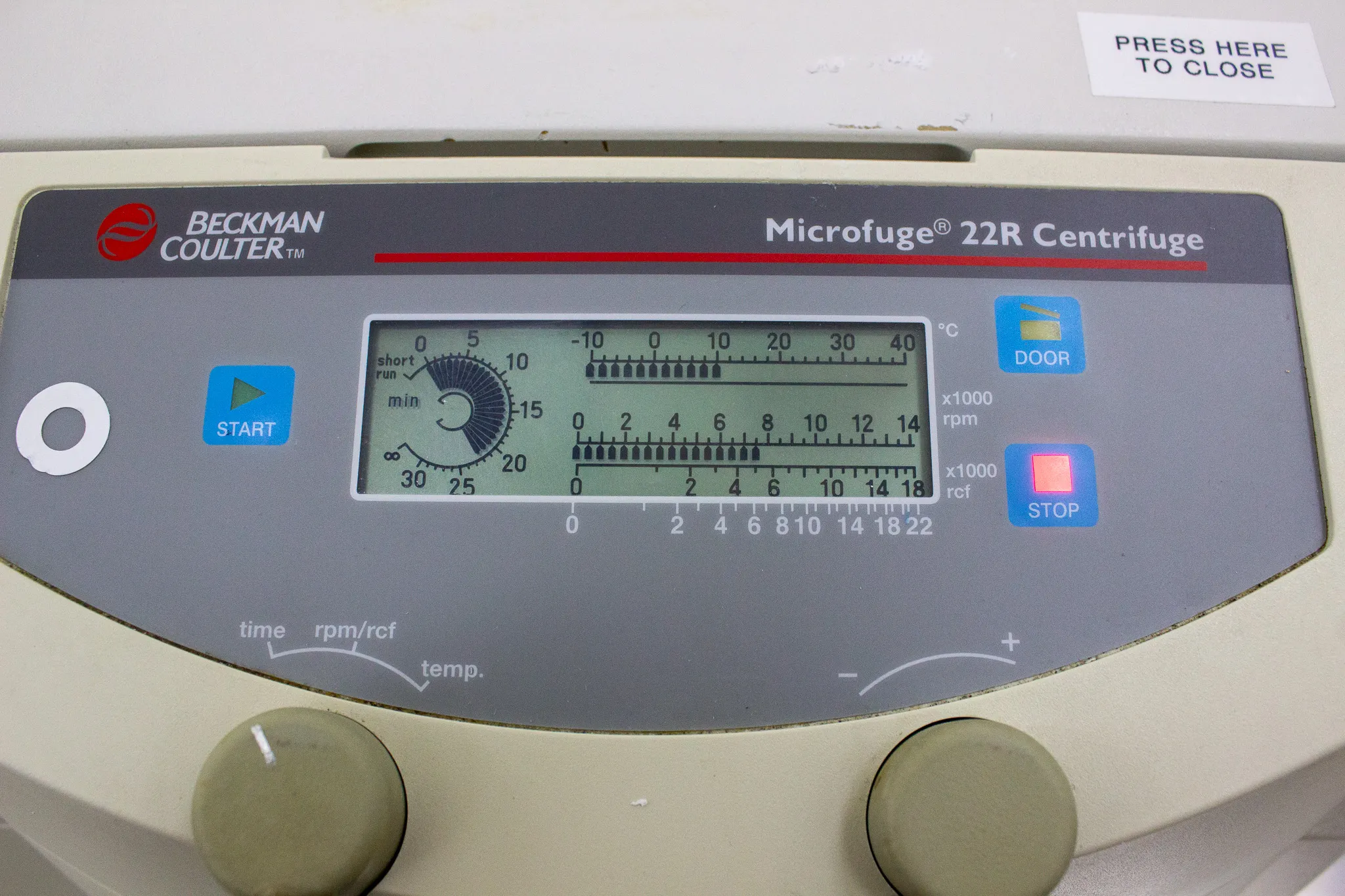 Beckman Coulter Microfuge 22R Refrigerated Centrifuge 368826