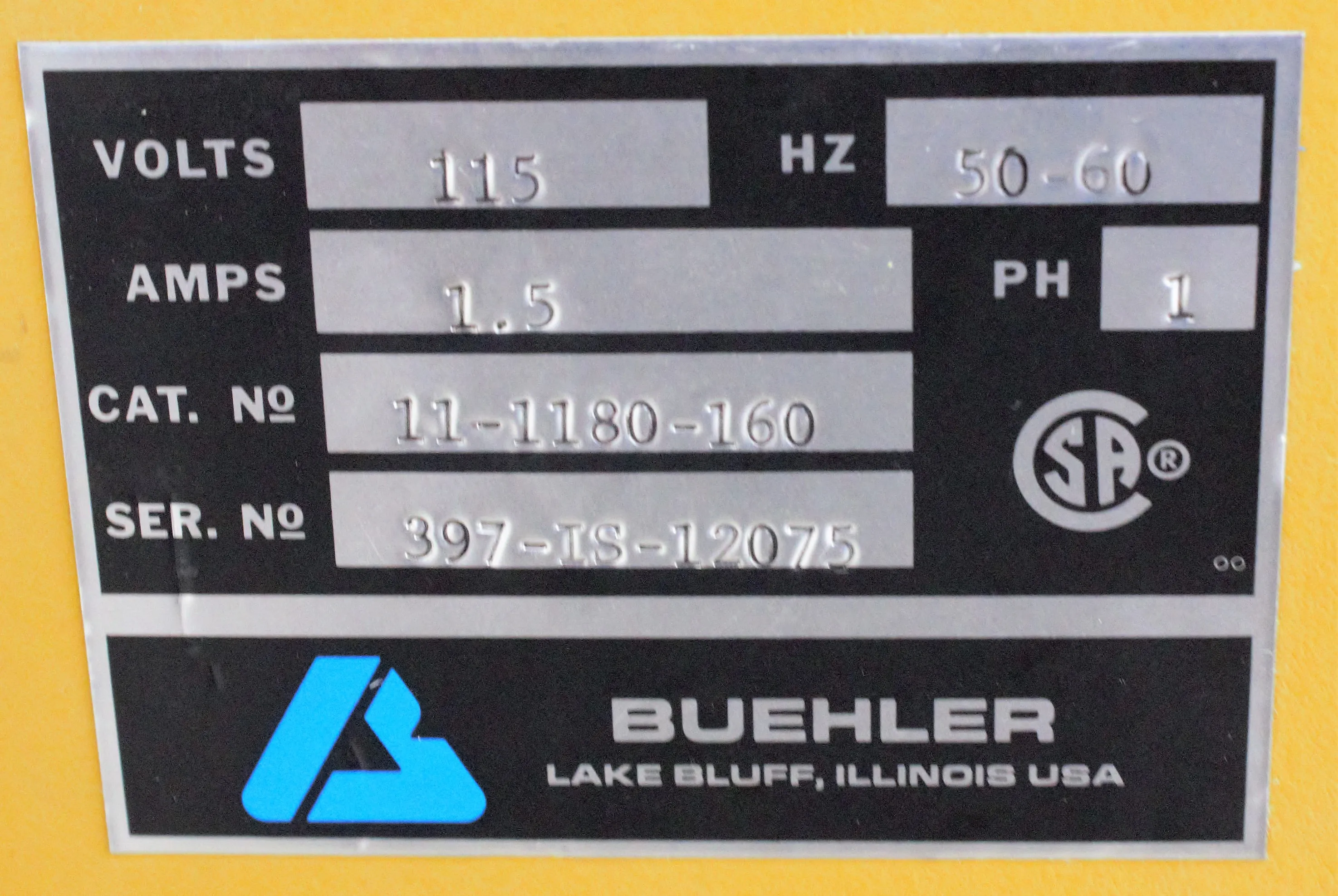 Buehler IsoMet Low Speed Saw