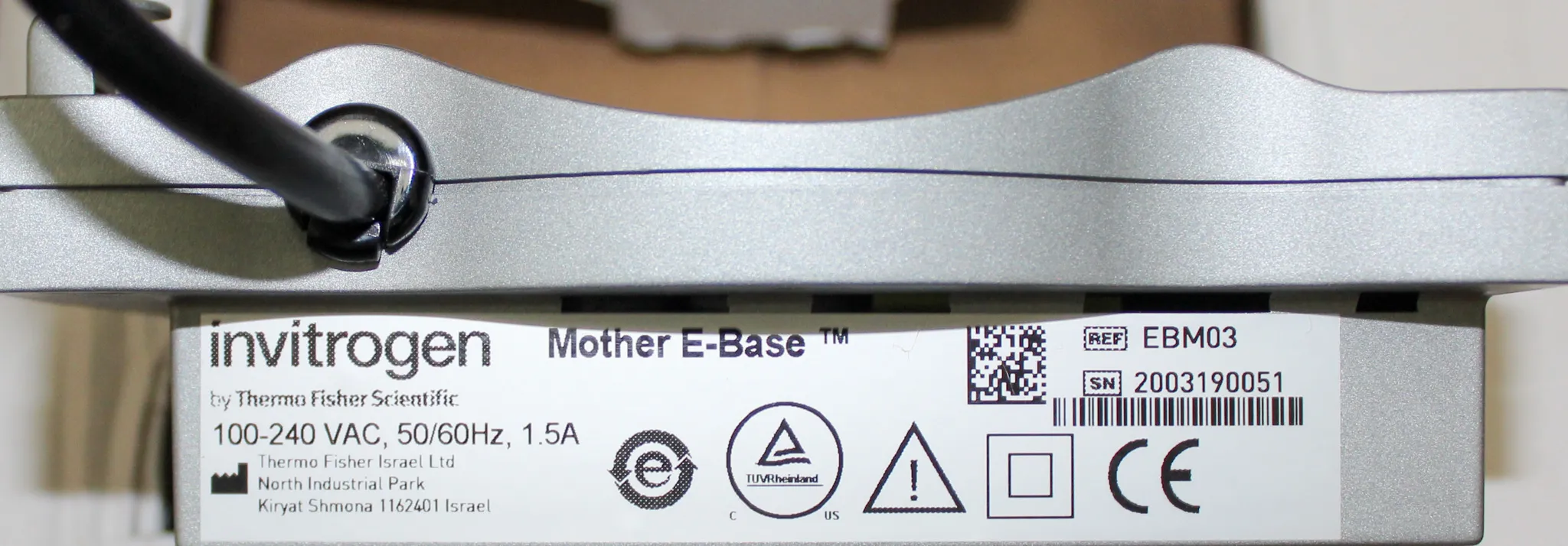 Invitrogen E-Gel Mother E-Base Electrophoresis Unit (E-Base E-Gel 48/96, E-PAGE 48/96, E-Holder EH-03)