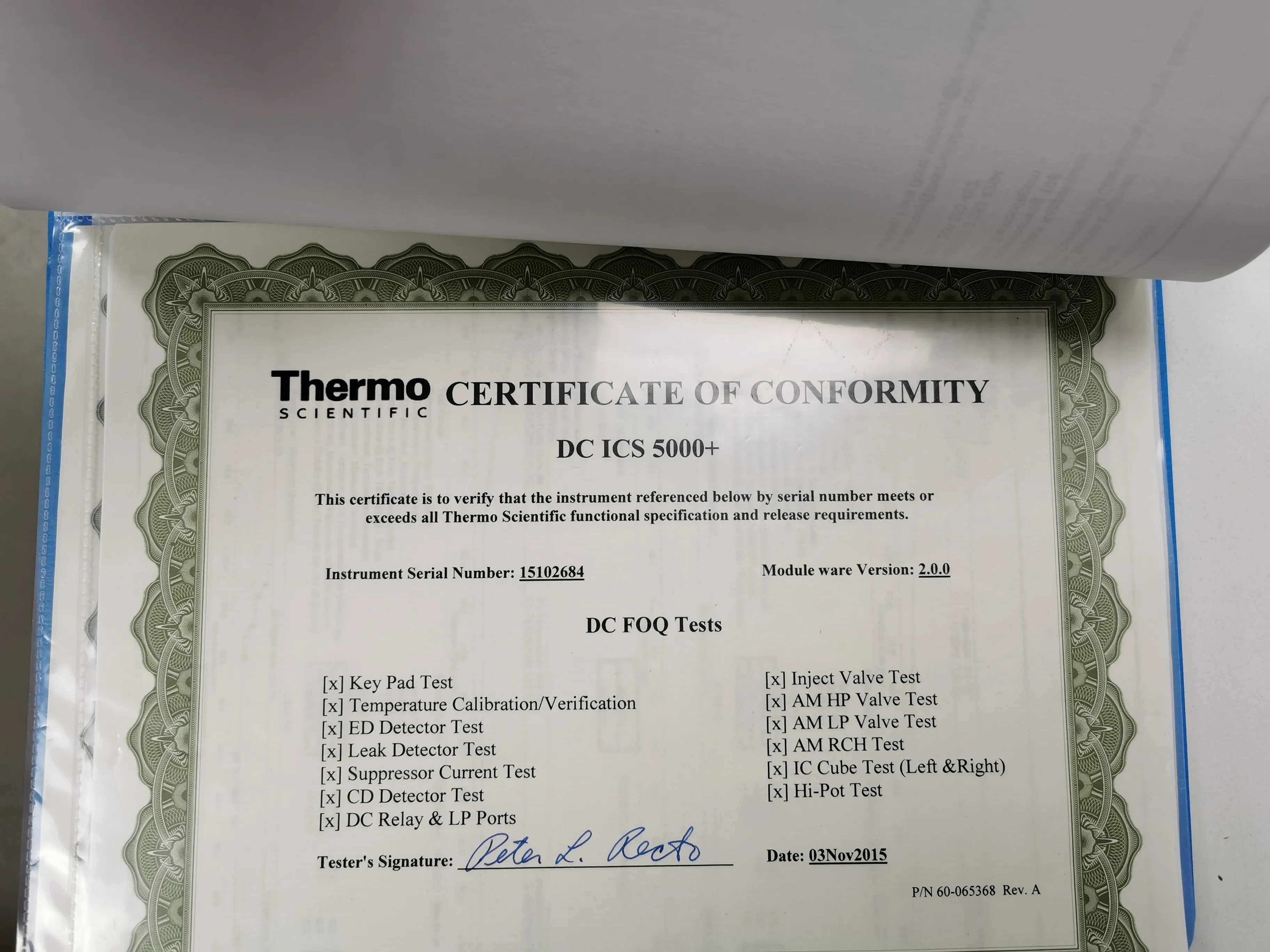 Thermo Scientific Dionex ICS-5000+ HPLC System with DC Detector/Chromatography Compartment