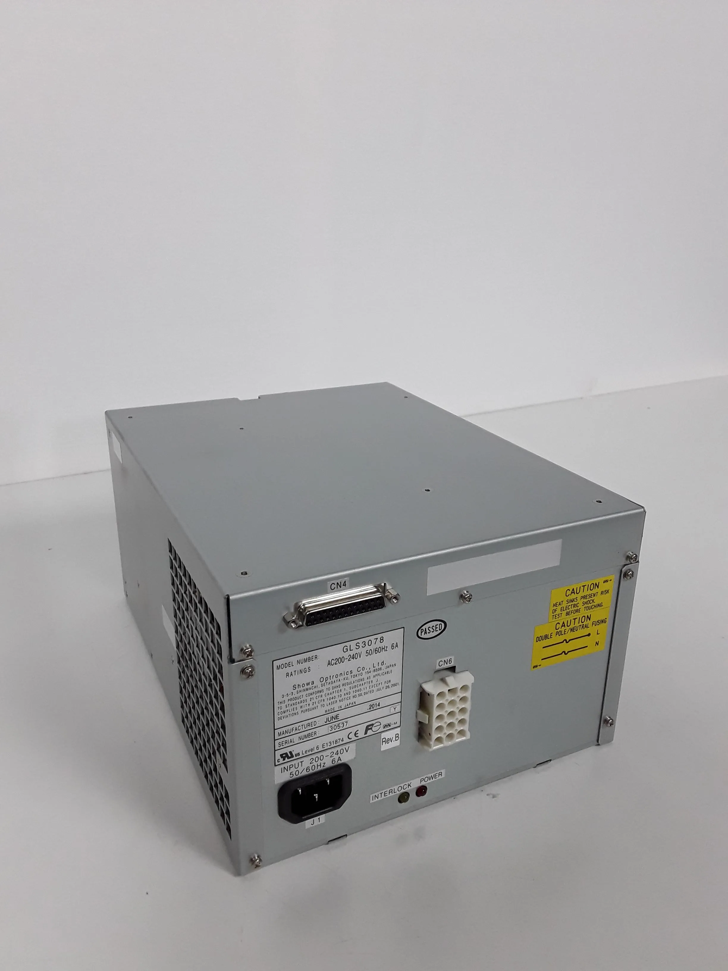 SOC Showa Optronics GLS3078 Laser Power Supply 628-3228