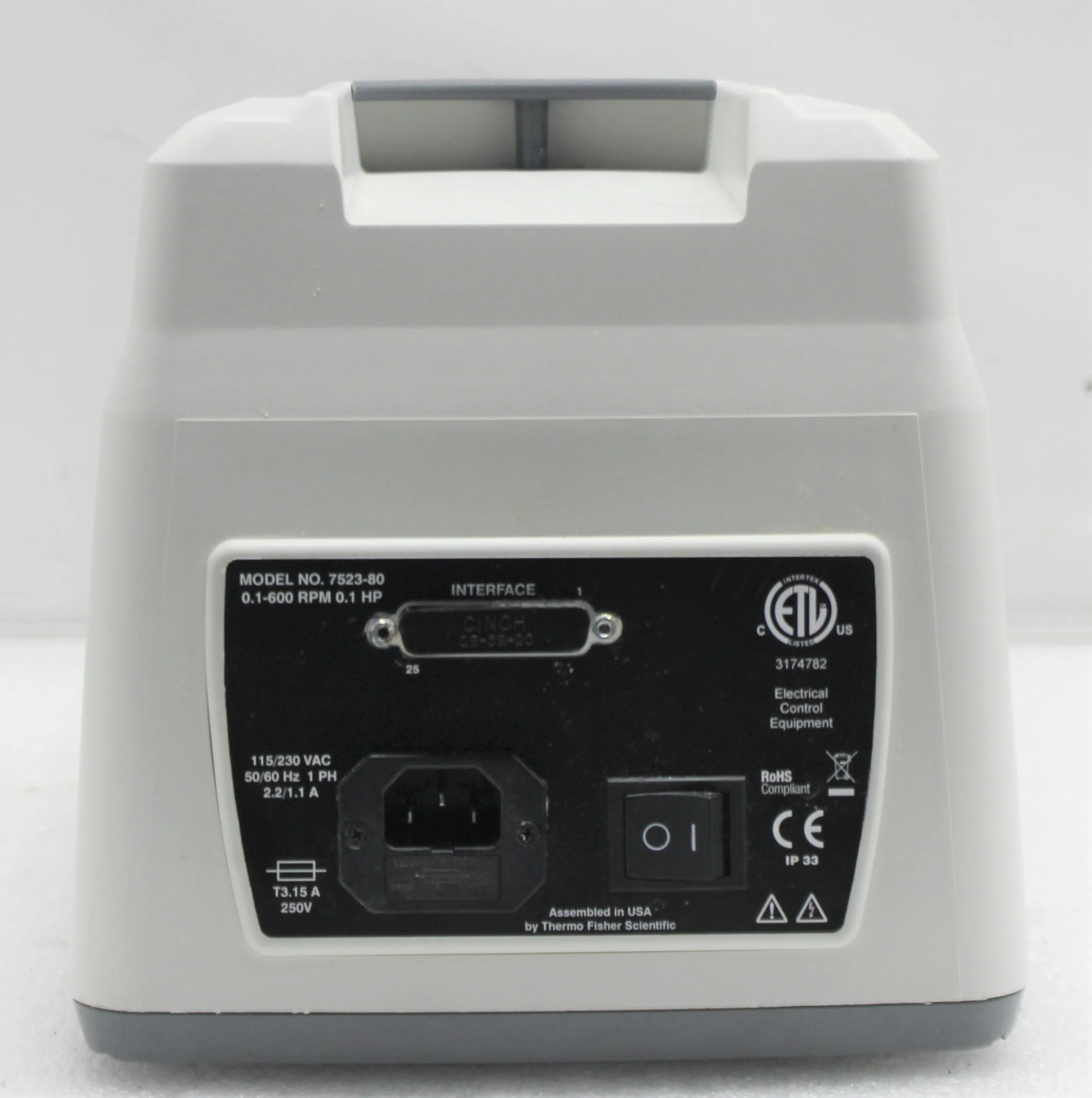 Used Cole Parmer 7523-80 Precision Peristaltic Pump