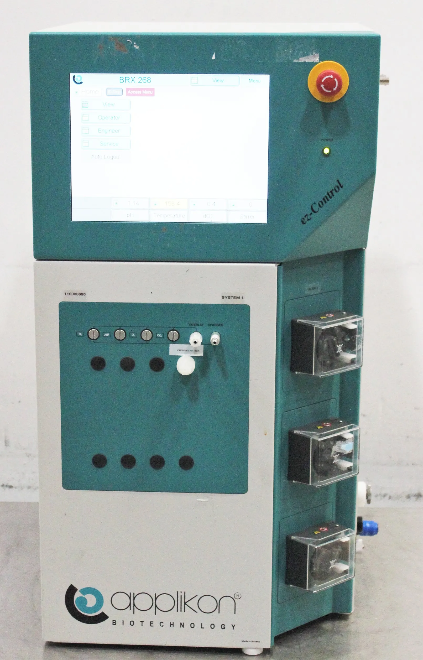 Applikon Biotechnology ez-Control Bioreactor System pH Temperature Controllers