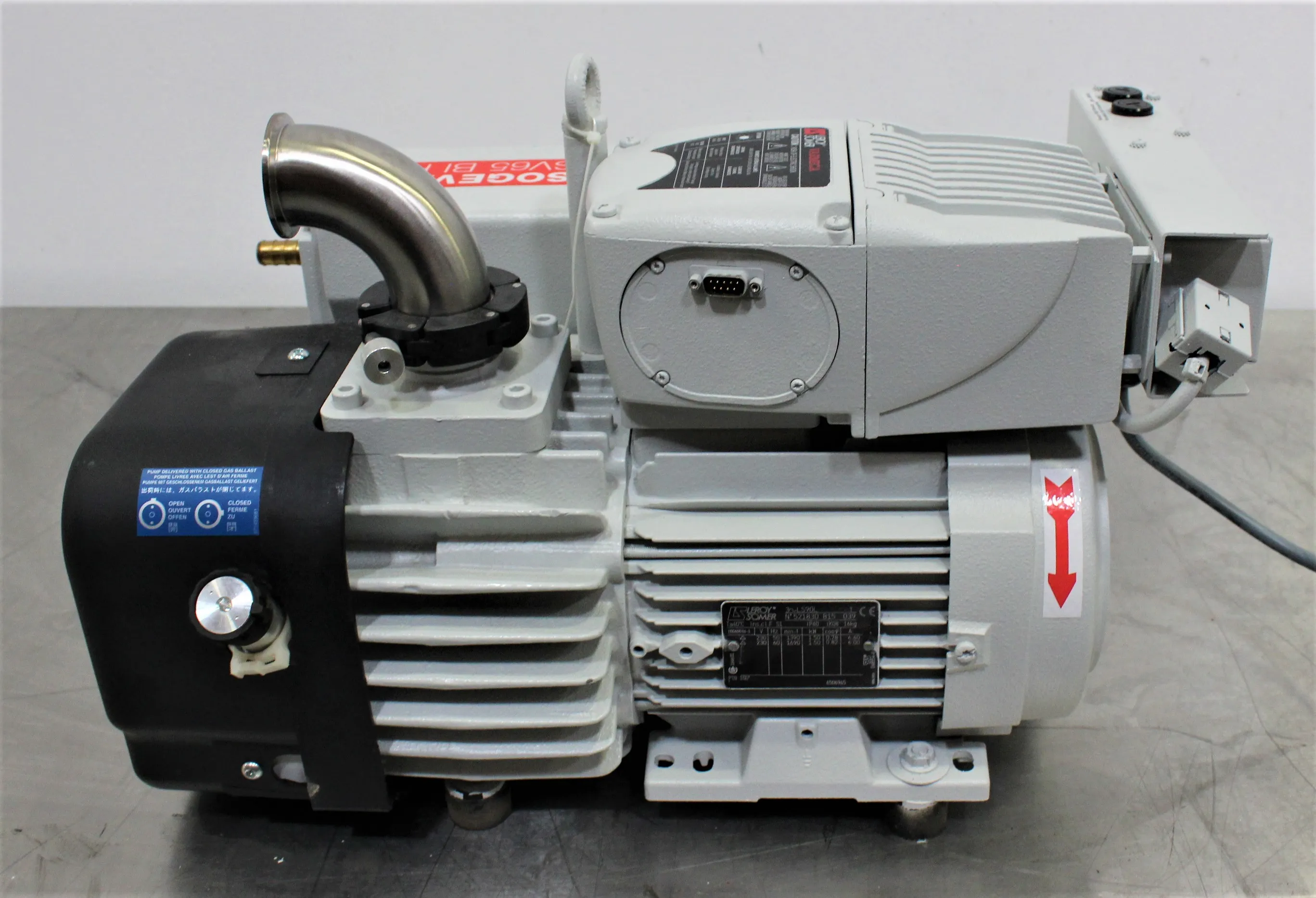 Leybold Sogevac SV65 BI FC Vacuum Pump 220V 60Hz US