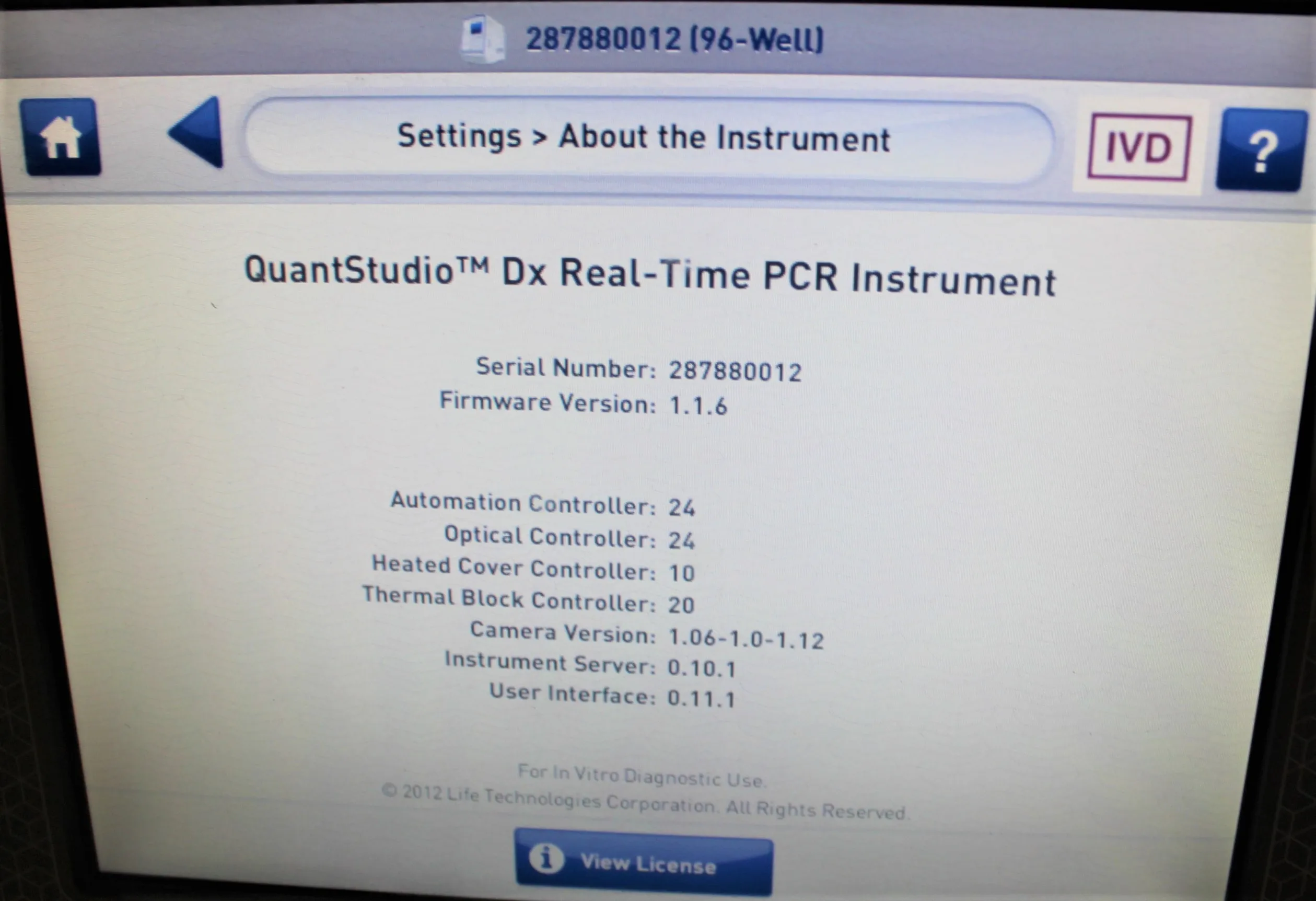 Applied Biosystems QuantStudio Real-Time PCR Instrument 96-Well Fast Block